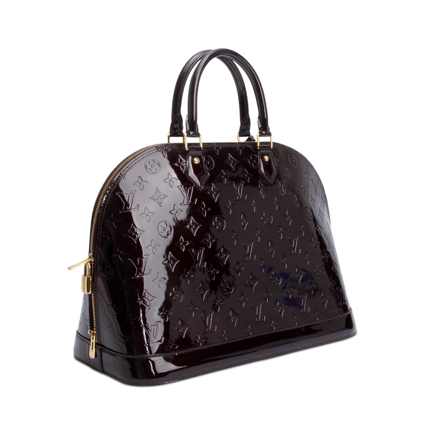 Louis Vuitton Amarante Monogram Vernis Alma GM