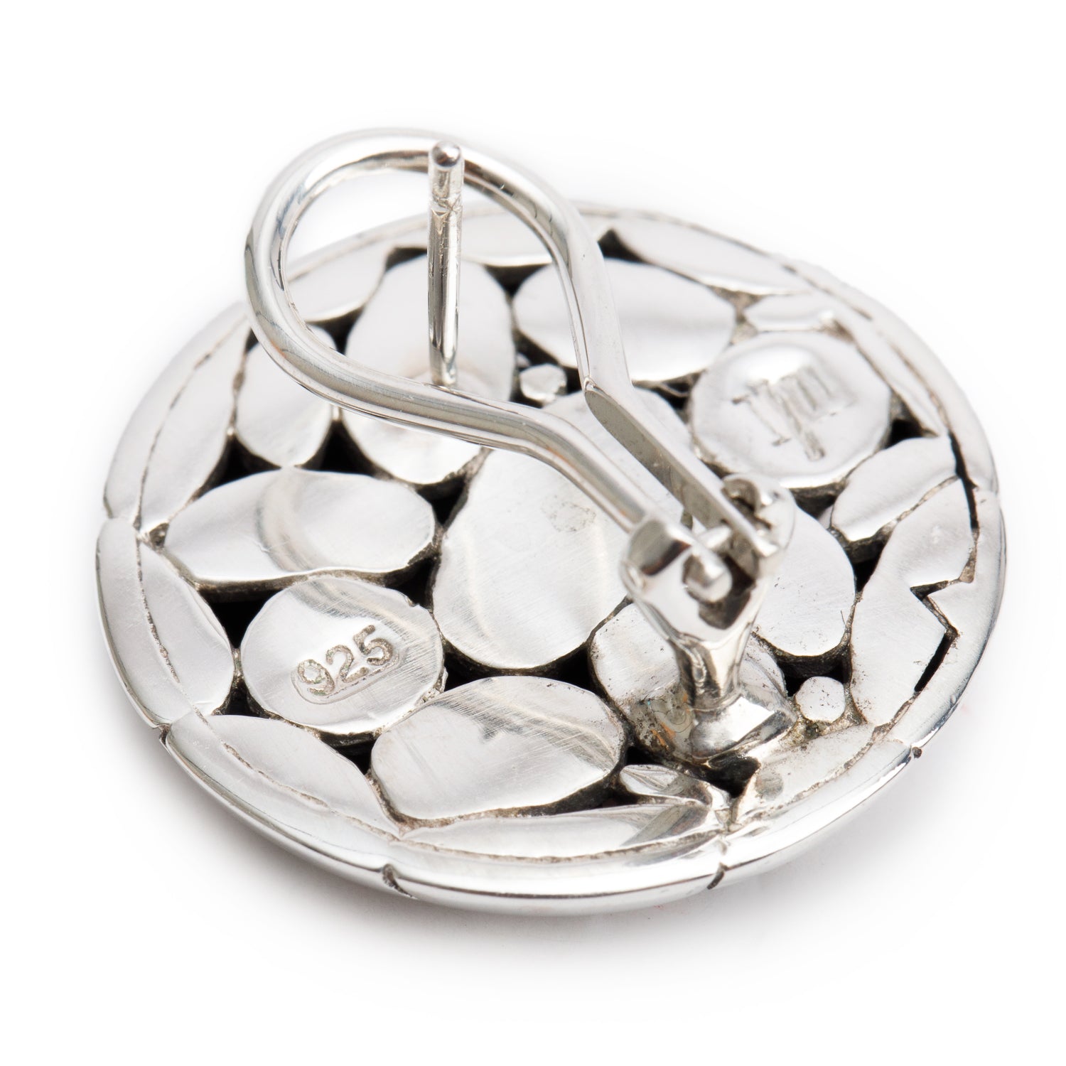 John Hardy Sterling Silver Kali Round Earrings