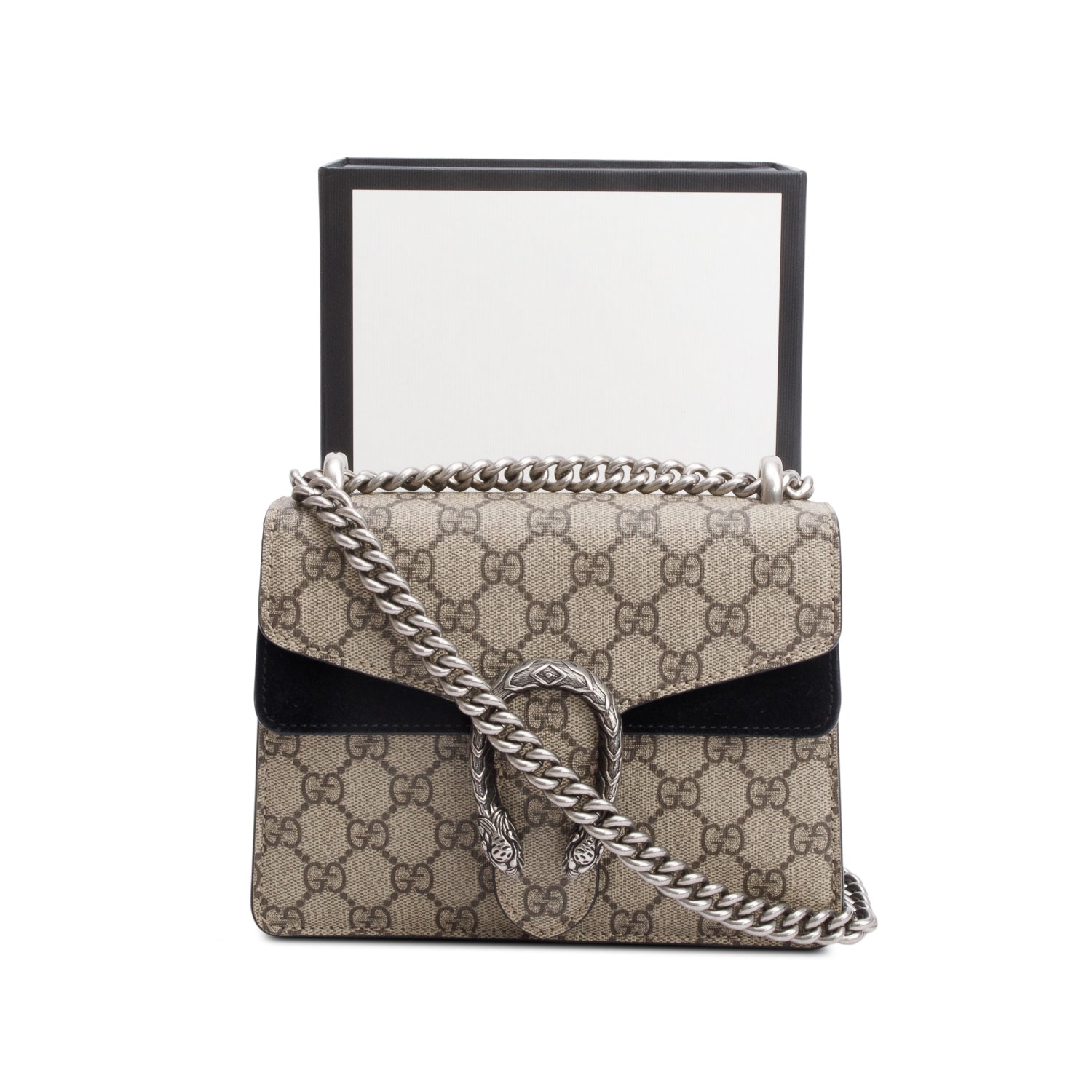 Gucci GG Supreme Dionysus Mini Shoulder Bag w/ Box