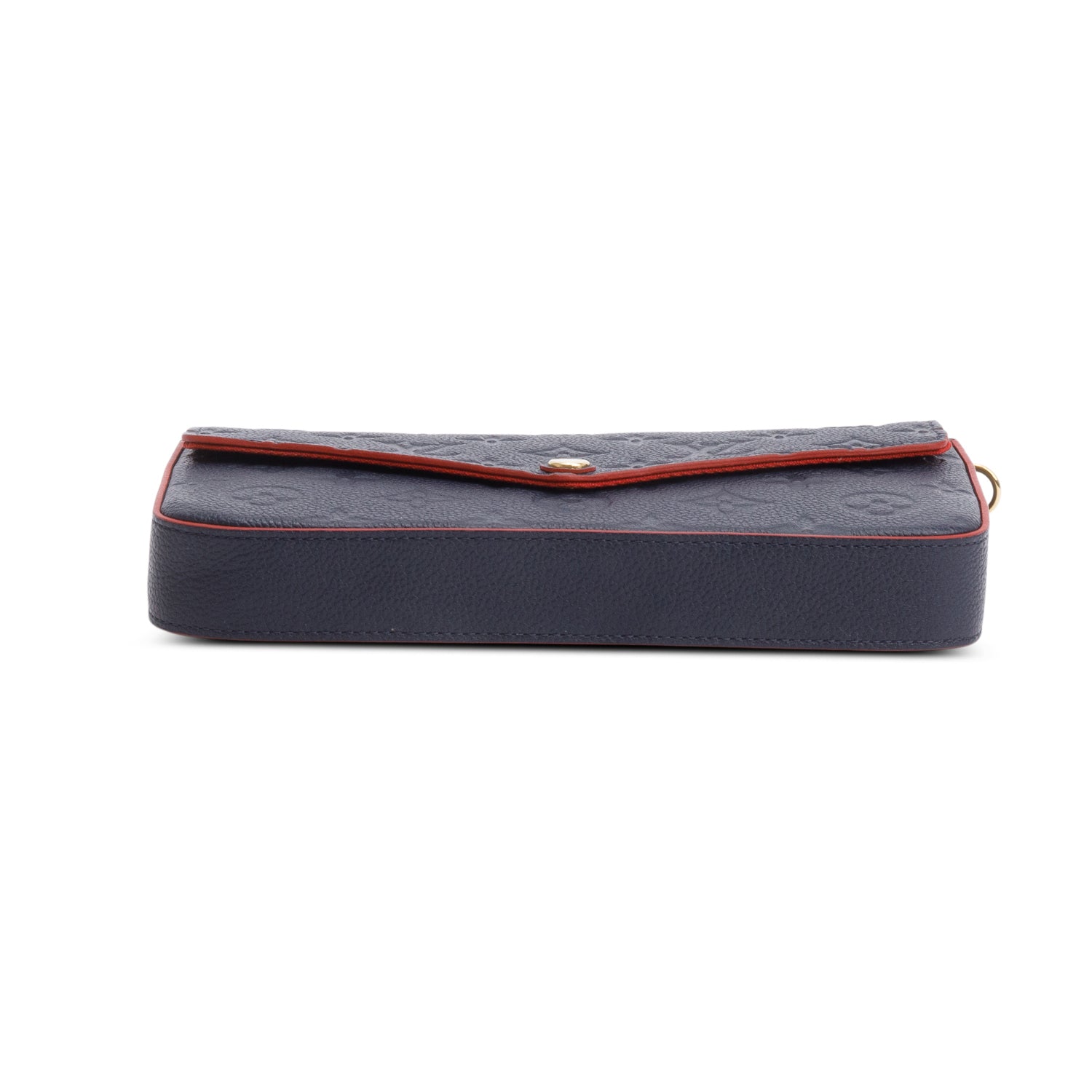 Louis Vuitton Marine Rouge Monogram Empreinte Leather Felicie Pochette w/ Inserts