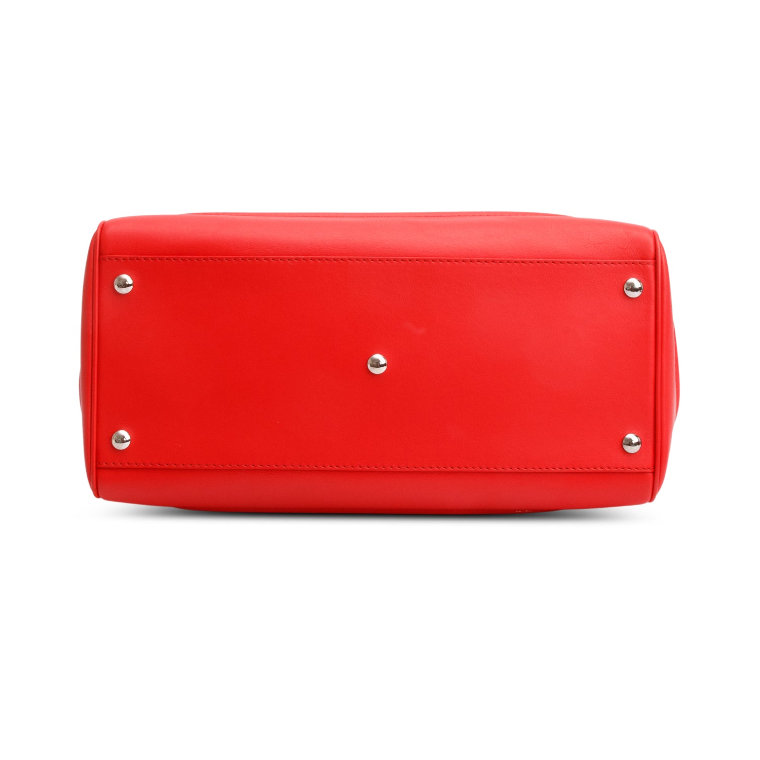 Versace Red Leather Large Palazzo Medusa Empire Bag w/ Strap