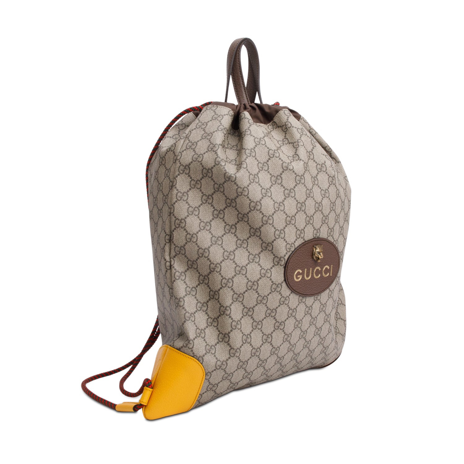 Gucci Neo Vintage GG Supreme Drawstring Backpack