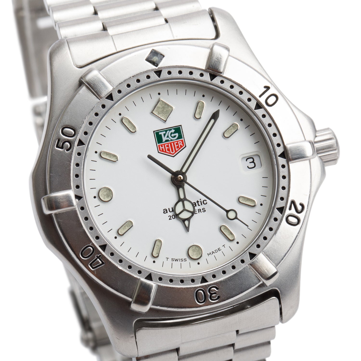 Tag Heuer Stainless Steel Professional 200M 37 MM Automatic Watch 669.706