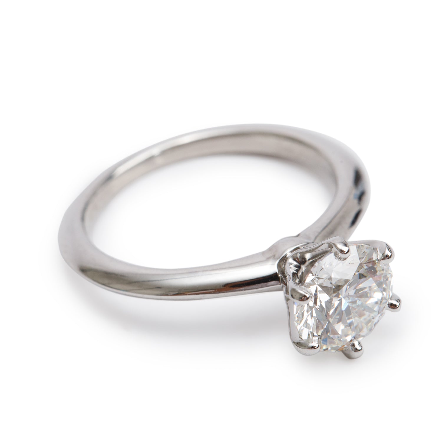 Tiffany & Co. Platinum 1.44 ct. Diamond Solitaire Engagement Ring, Size 5.5