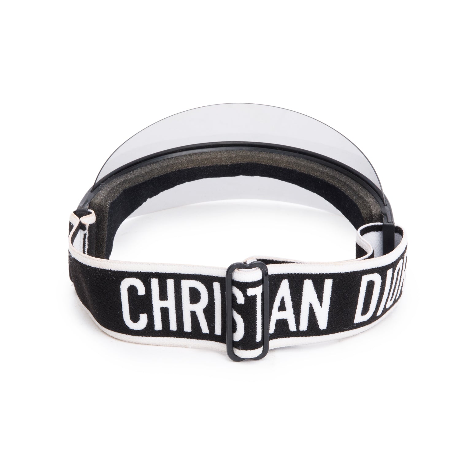 Christian Dior Black DiorClub 1 Visor w/ Box & Authenticity Card