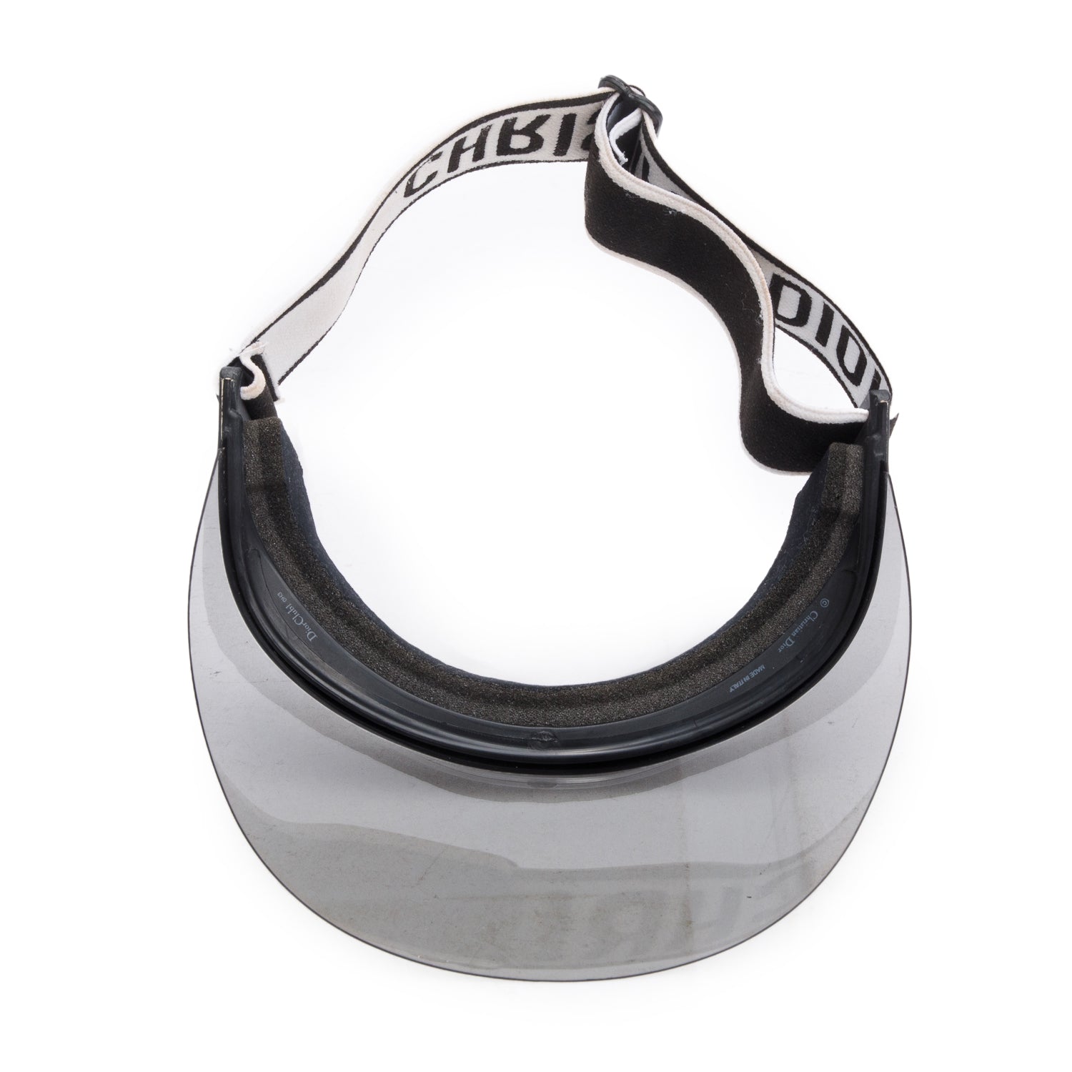 Christian Dior Black DiorClub 1 Visor w/ Box & Authenticity Card