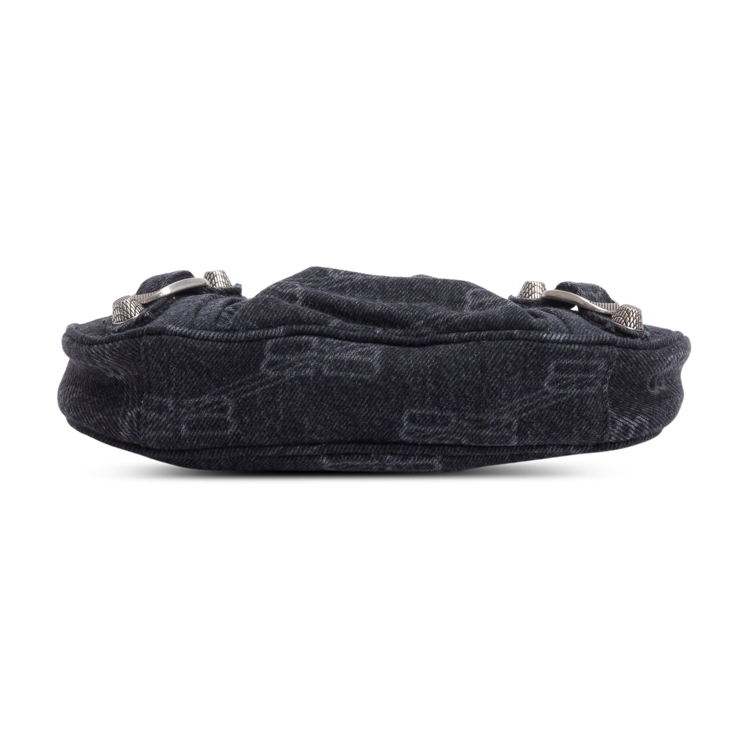 Balenciaga Black BB Denim Mini Le Cagole Crossbody w/ Straps