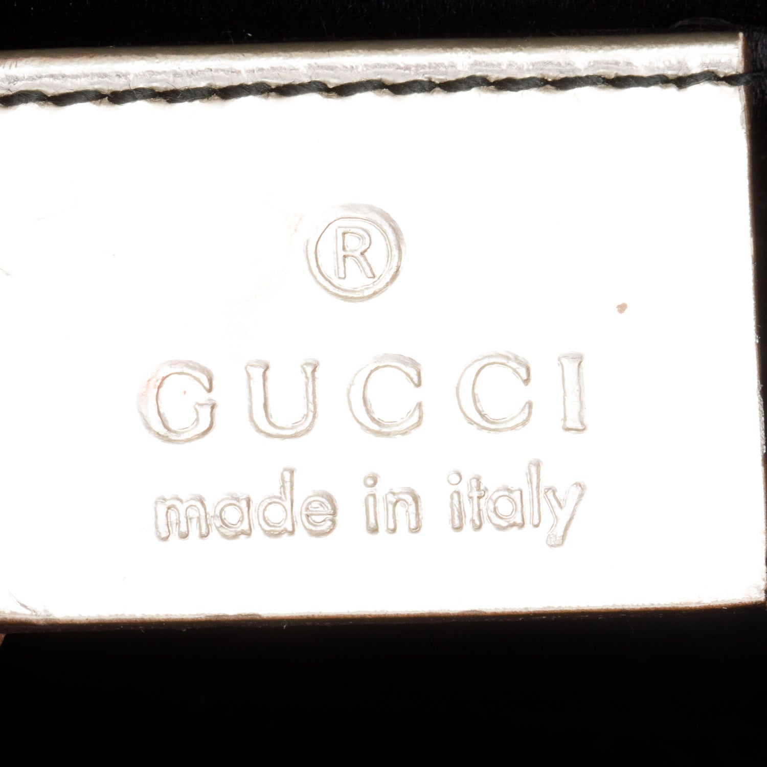 Gucci Gold Patent Leather Gem Clutch w/ Box