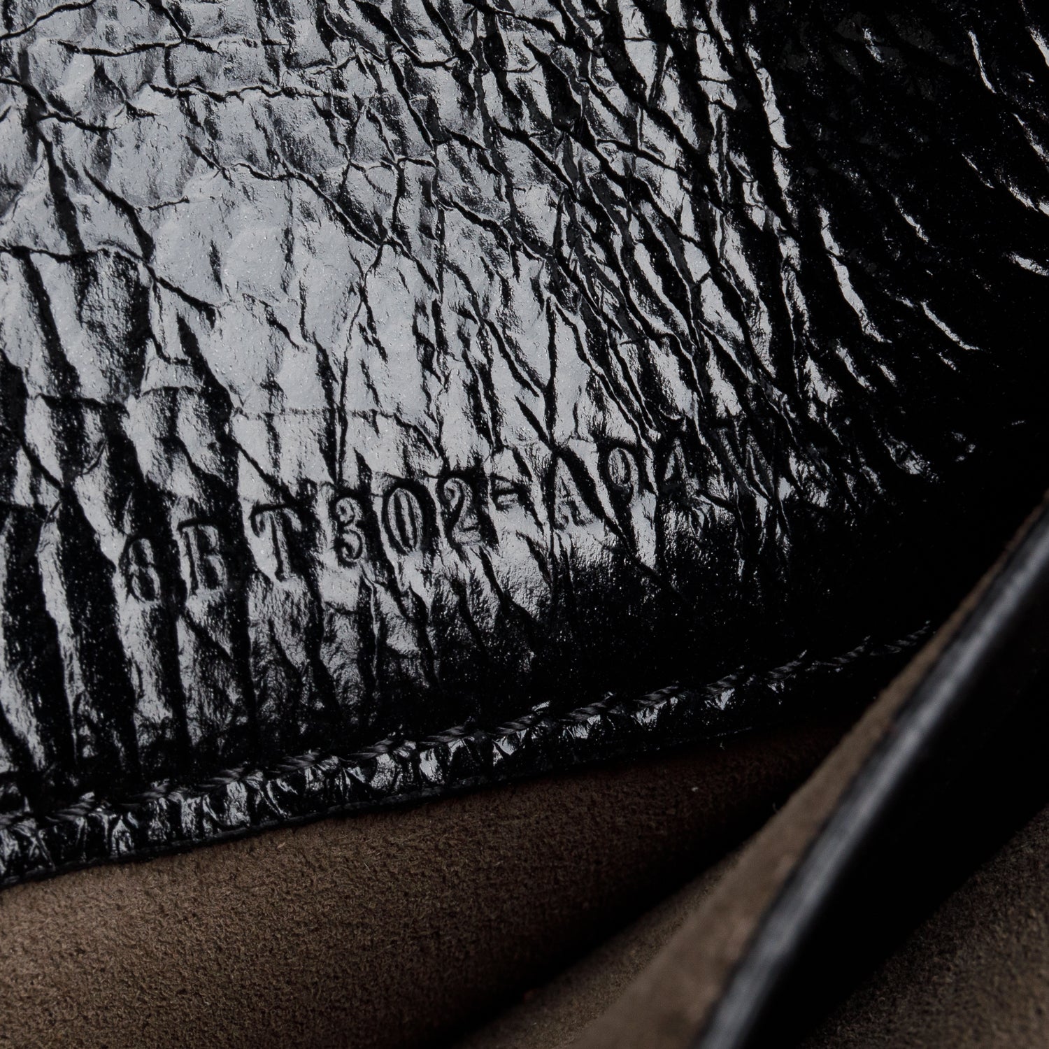 Fendi Black Leather Brown Suede FF Small Flip Bag