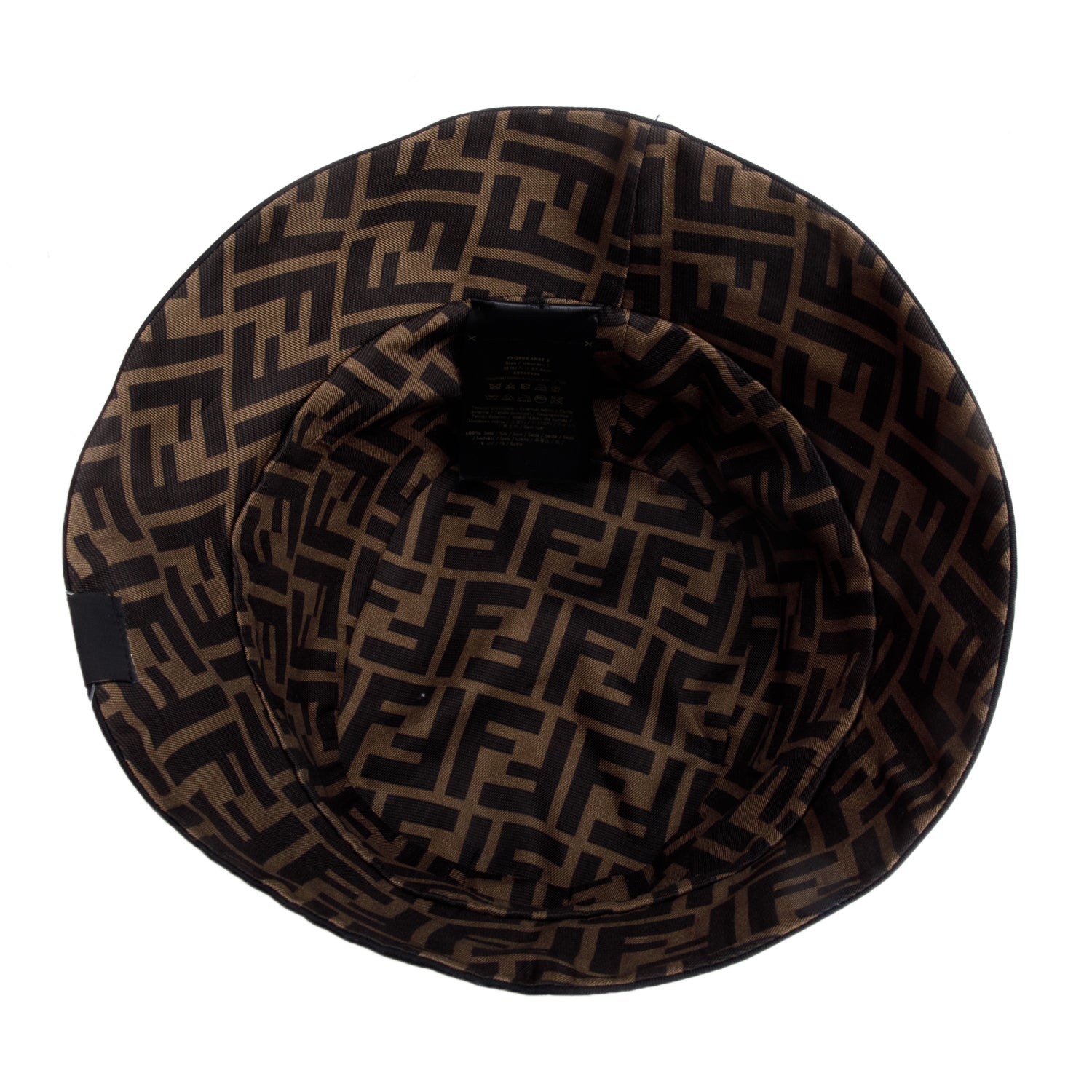 Fendi x Versace Fendace Silk Bucket Hat, Size S 57