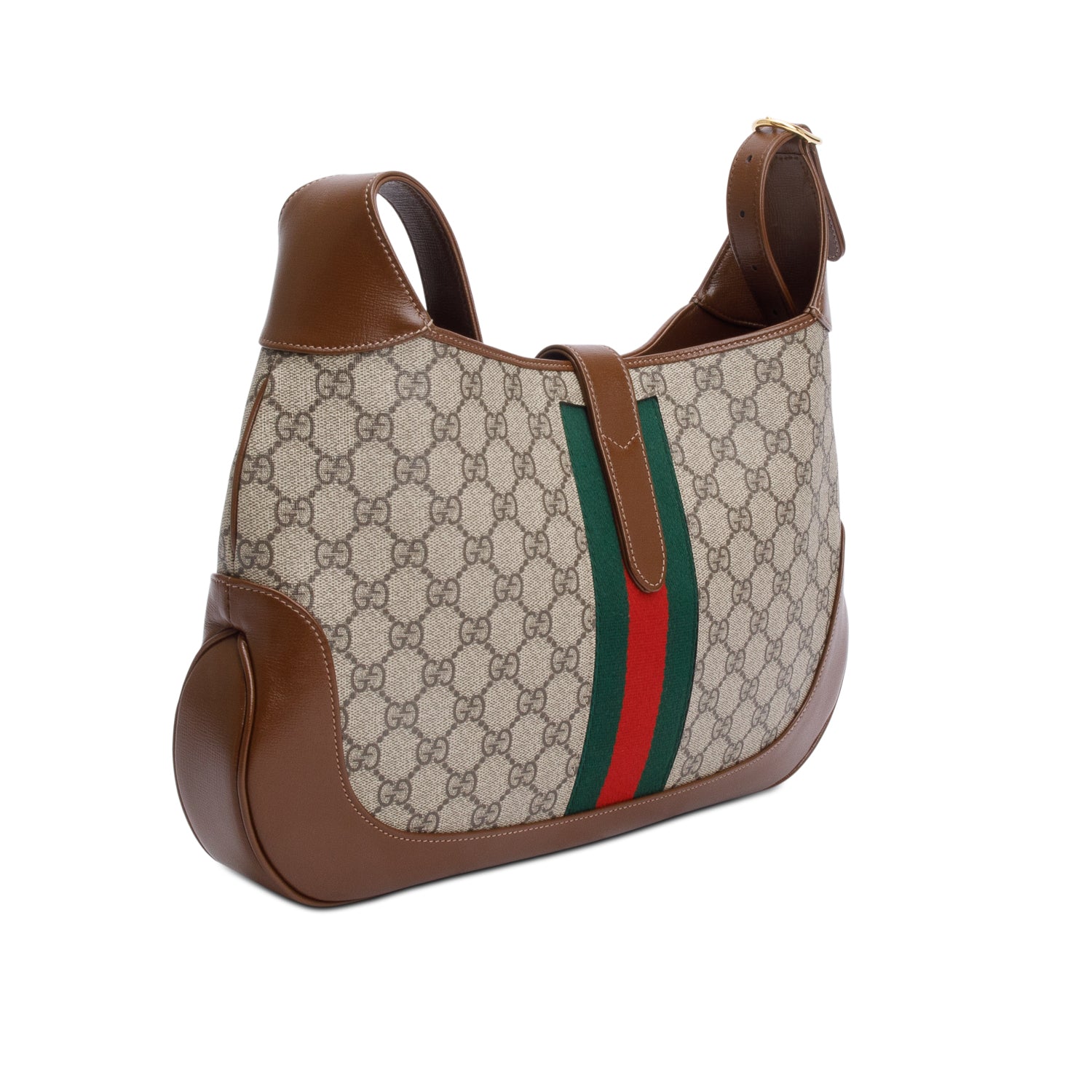 Gucci GG Supreme Medium Jackie 1961 Shoulder Bag w/ Strap