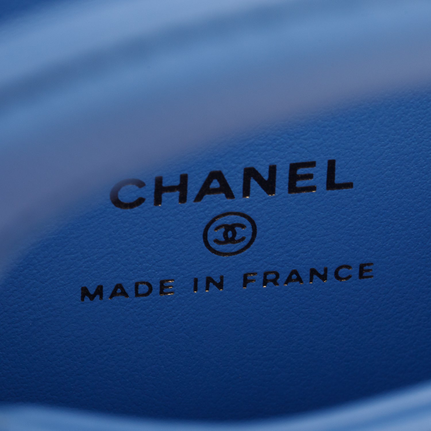 Chanel 2025 Bue Shiny Aged Calfskin Leather Nano Kelly Crossbody Bag w/ Box & Receipt