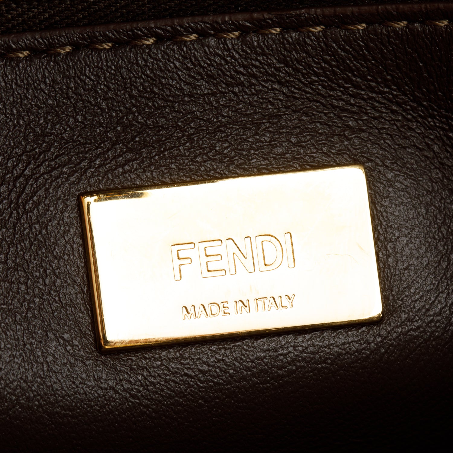 Fendi x Antonio Lopez FF Zucca Canvas Print Inlay Mini Peekaboo Bag w/ Strap & Box