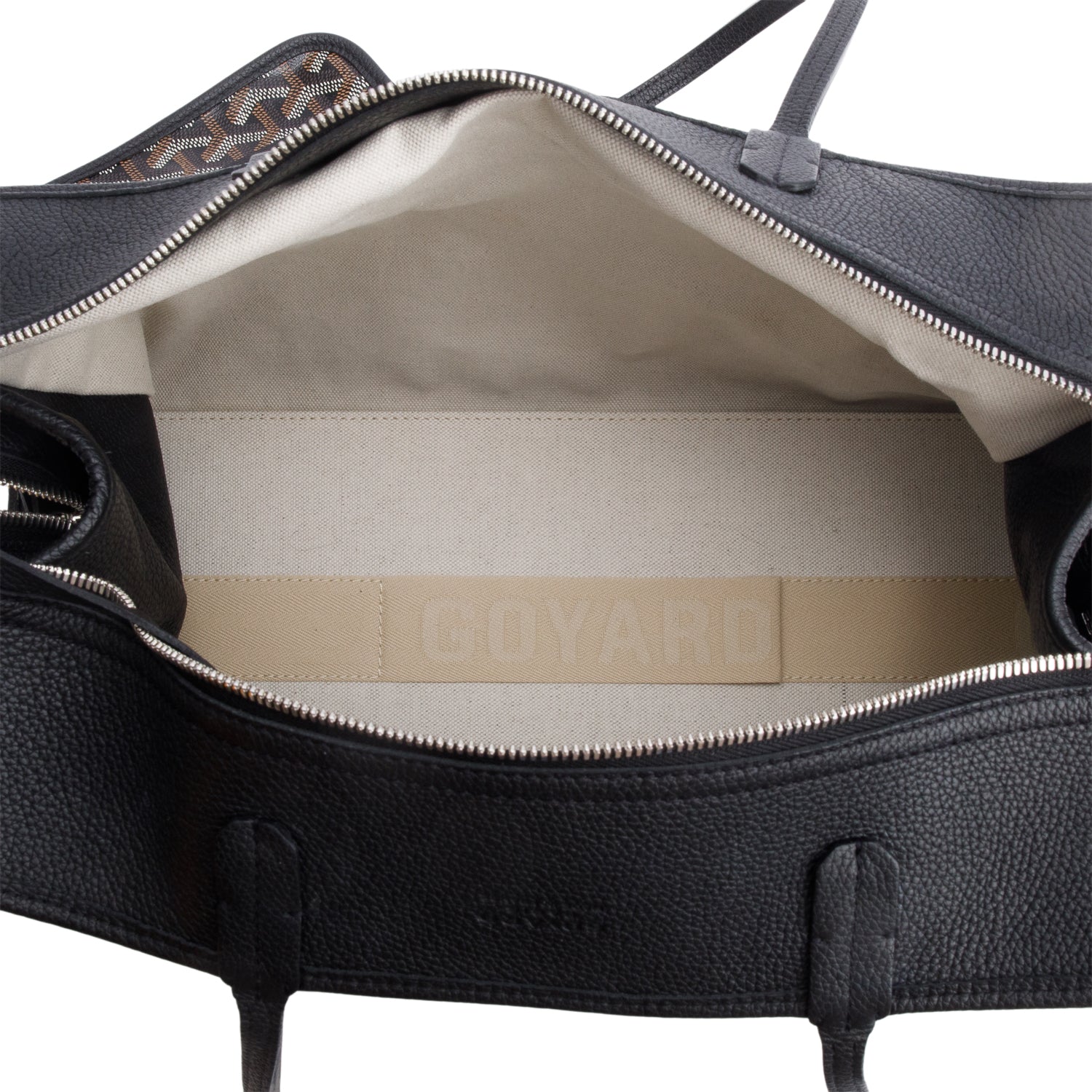 Goyard 2021 Black Monogram Canvas Sac Hardy PM w/ Pouch