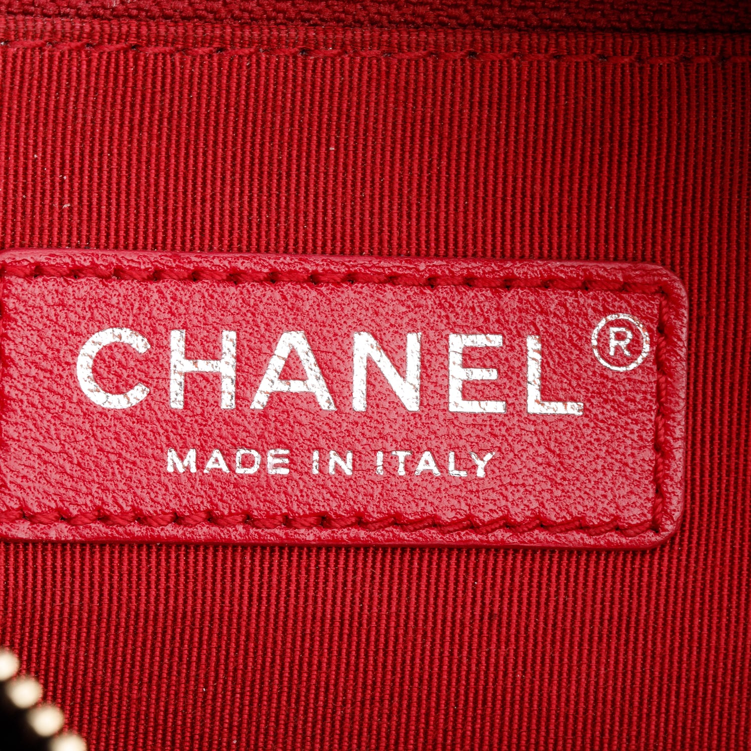 Chanel 2020 Black Aged Calfskin Leather Small Gabrielle Hobo w/ Authenticity Card