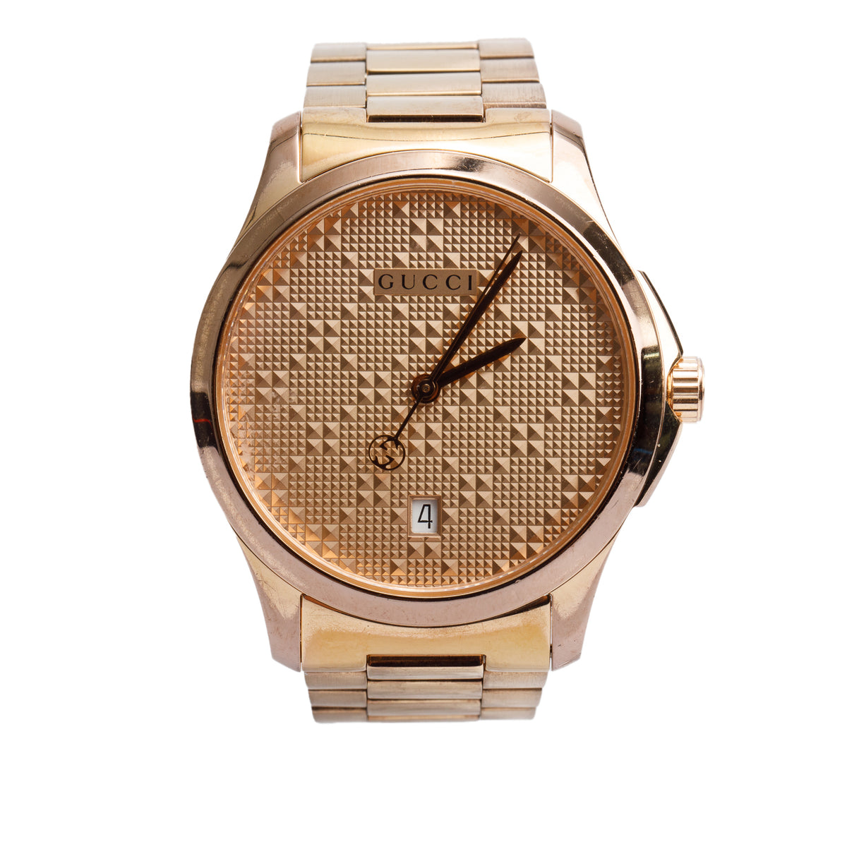 Gucci Rose-Gold Plated Stainless Steel G-Timeless 38 MM Quartz