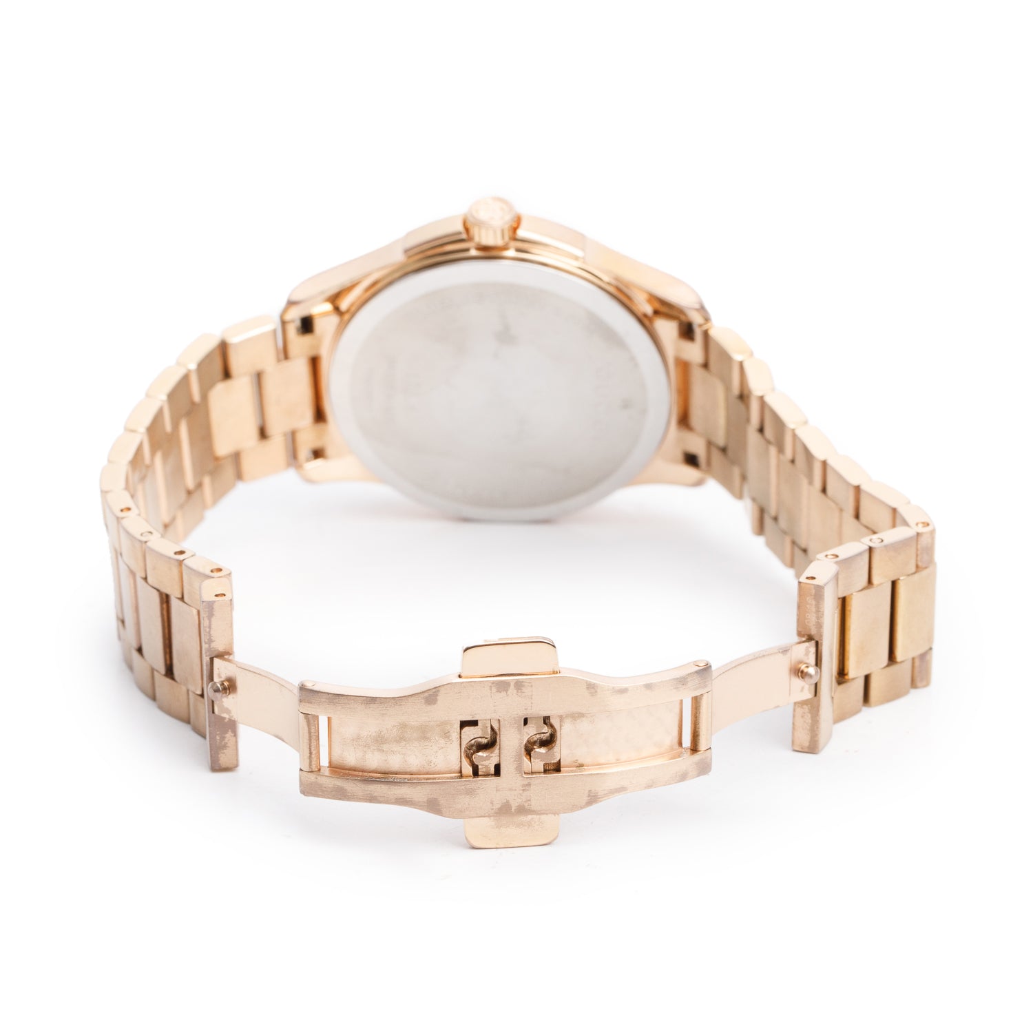 Gucci Rose-Gold Plated Stainless Steel G-Timeless 38 MM Quartz Watch YA126482 w/ Box & Papers