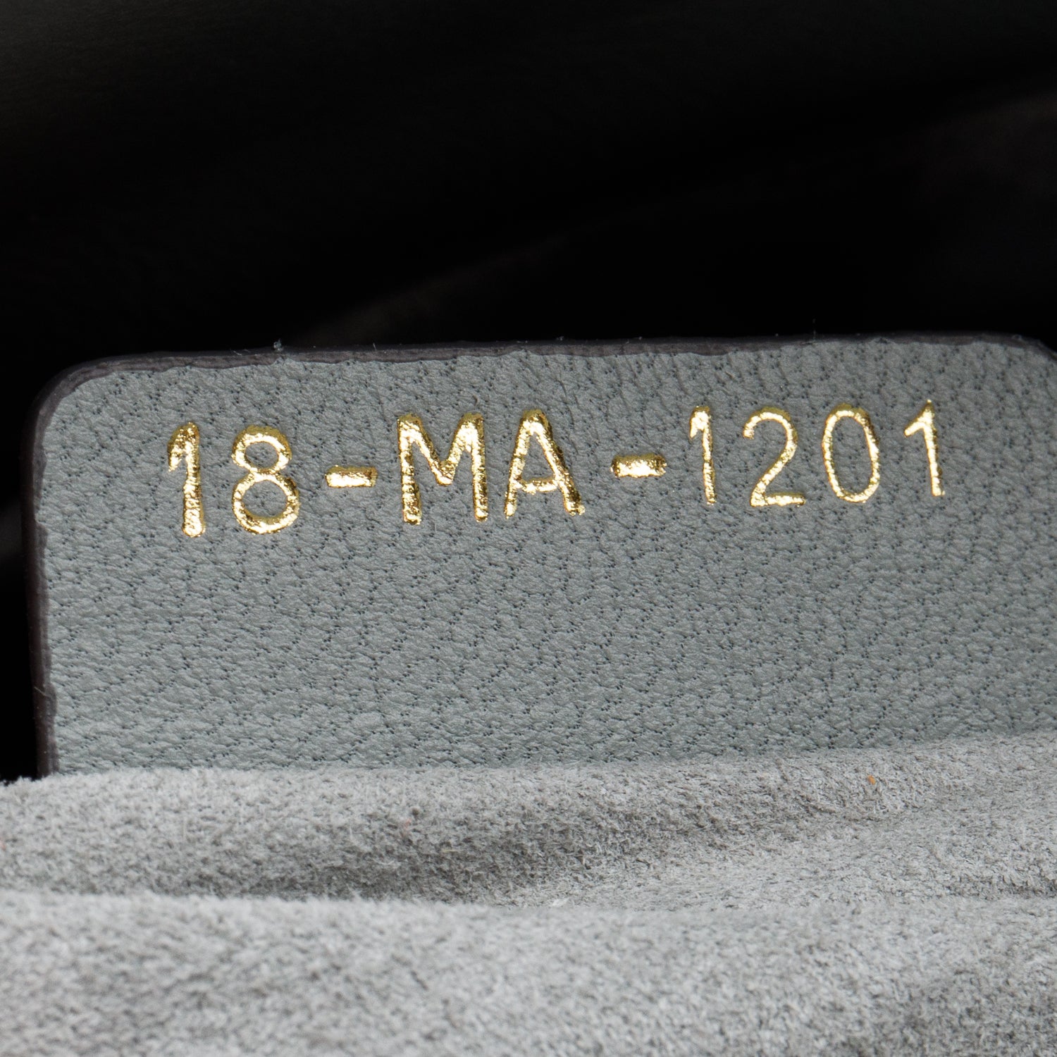 Christian Dior Grey Gradient Cannage Lambskin Leather Small Lady Dior My ABCDior Bag w/ Strap