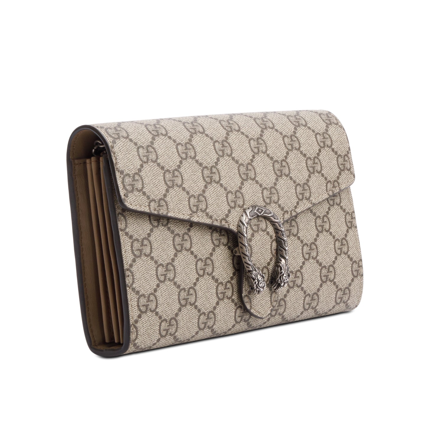 Gucci Dionysus GG Supreme Wallet on Chain w/ Box