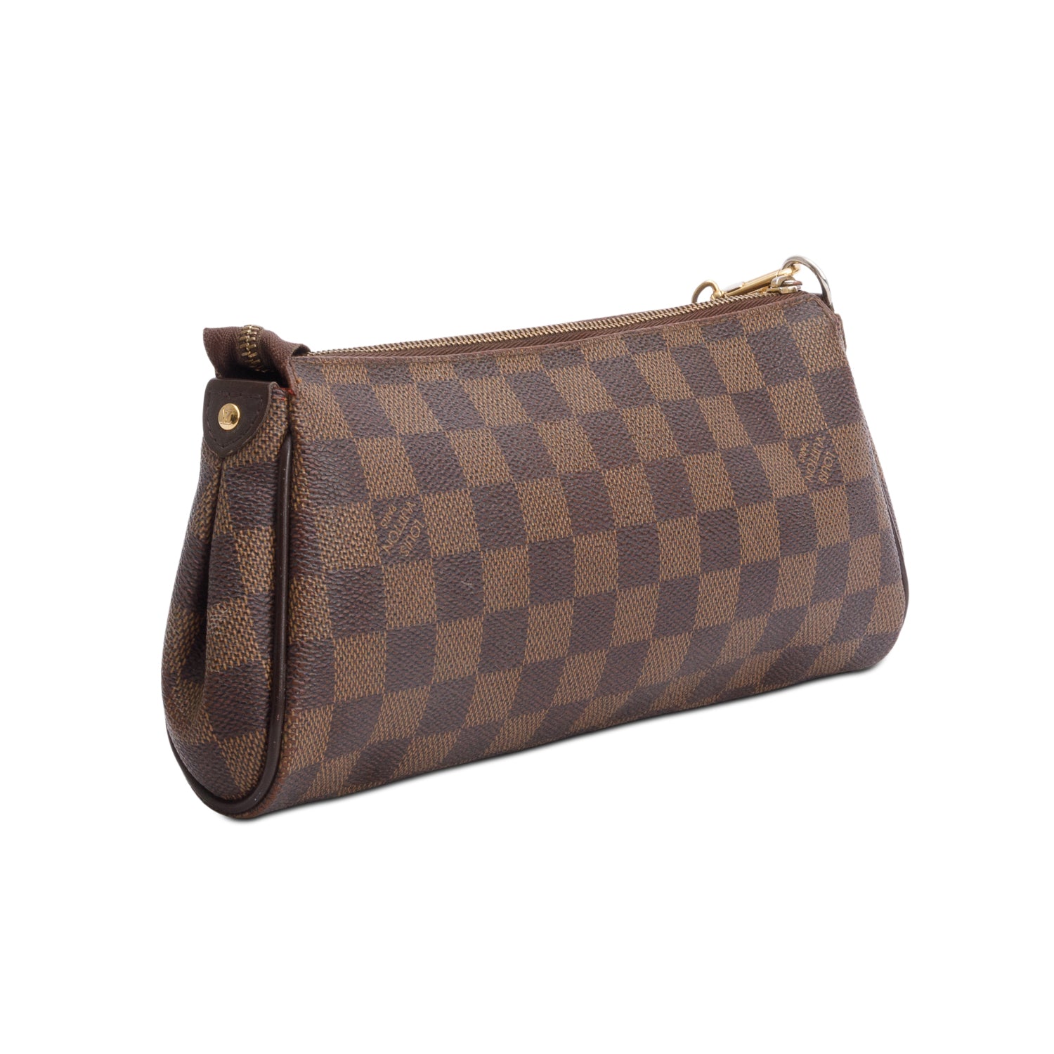 Louis Vuitton Damier Ebene Eva Clutch w/ Strap