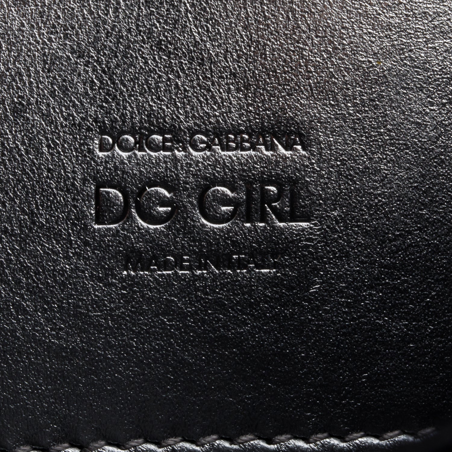 Dolce & Gabbana Metallic Silver Calfskin Leather DG Girls Phone Crossbody Bag