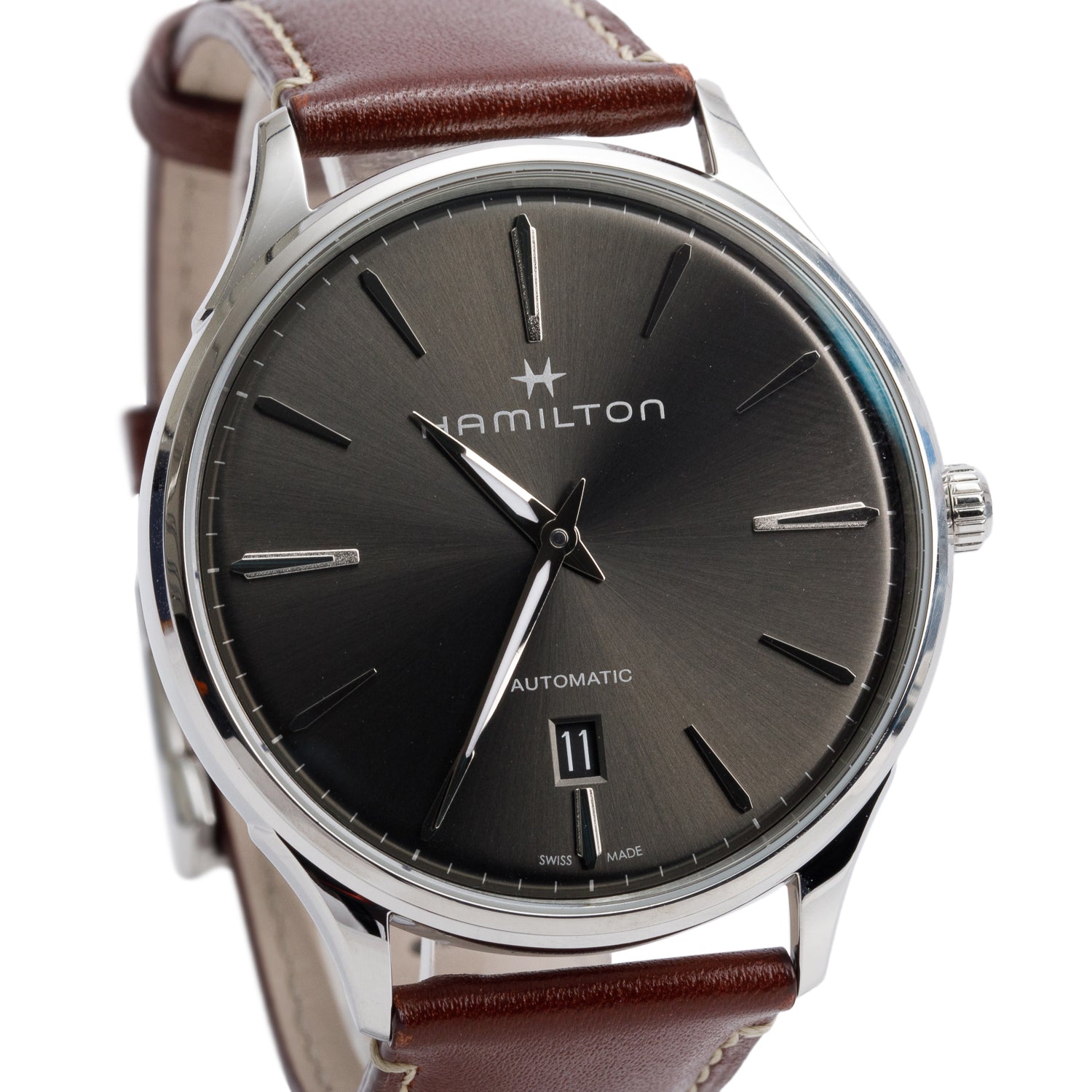 HamiltonStainless Steel Jazzmaster Thinline 40 MM Automatic Watch