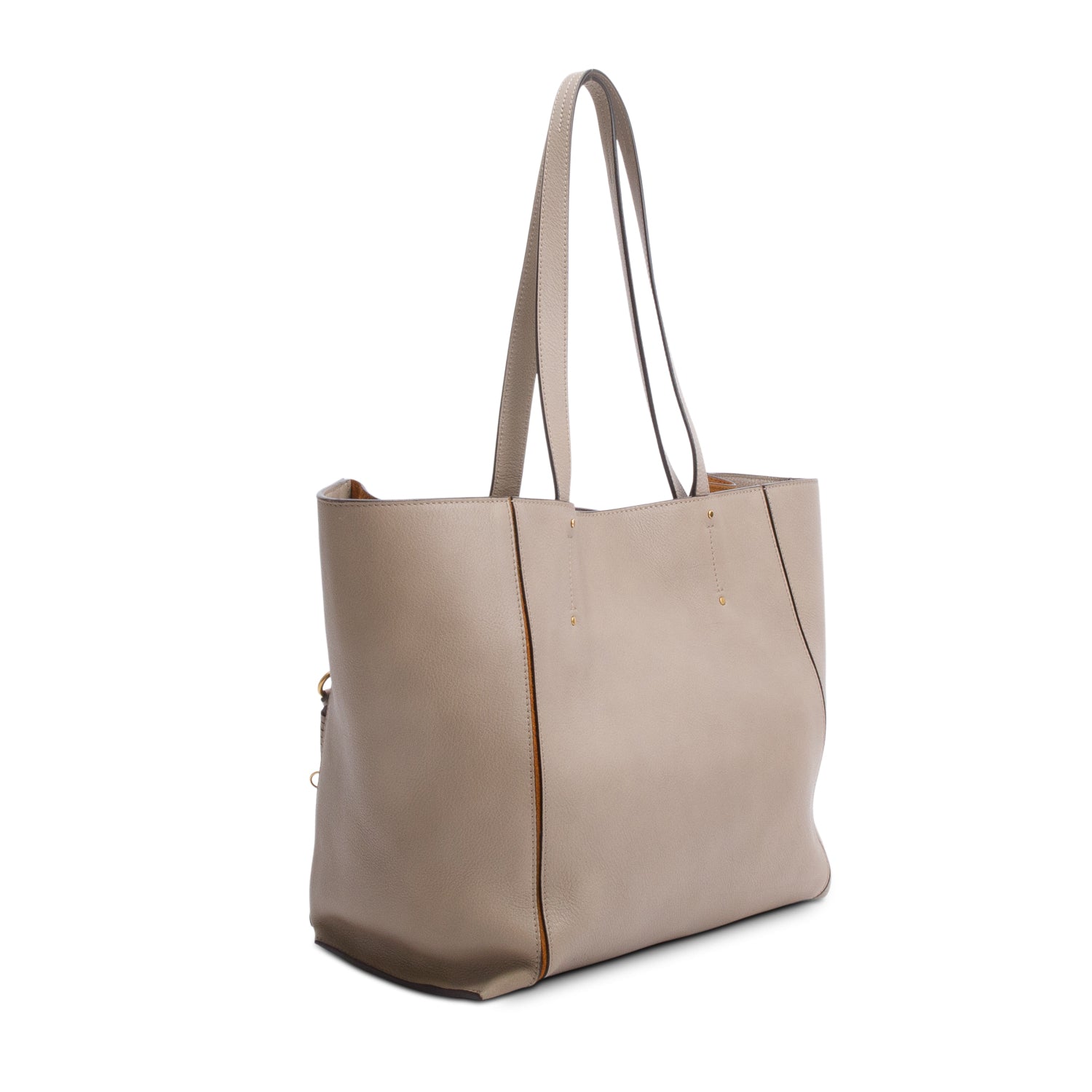 Chloe Taupe Calfskin Leather Medium Milo Tote