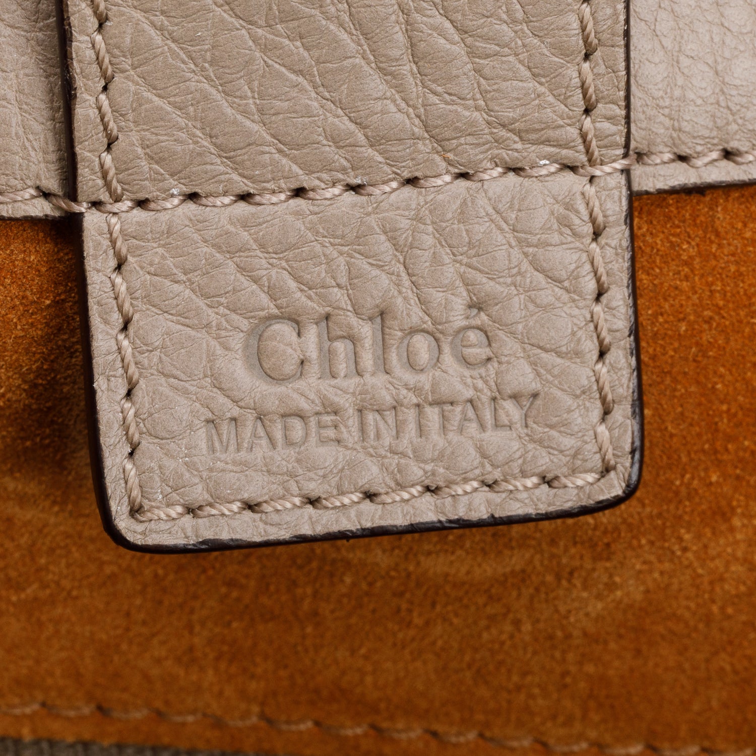 Chloe Taupe Calfskin Leather Medium Milo Tote