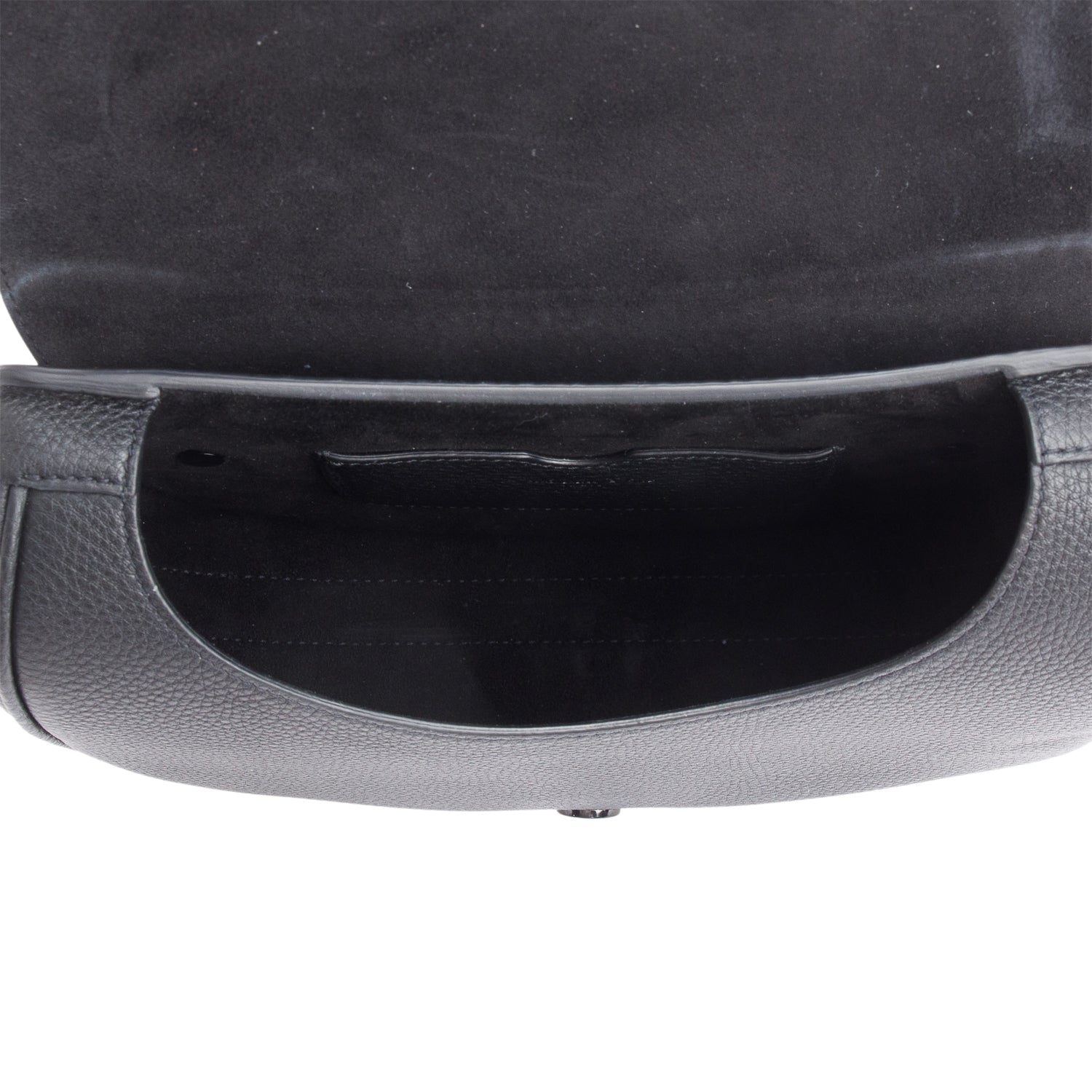 Christian Dior 2021 Black Ultramatte Leather Medium Bobby Bag w/ Straps & Authenticity Card