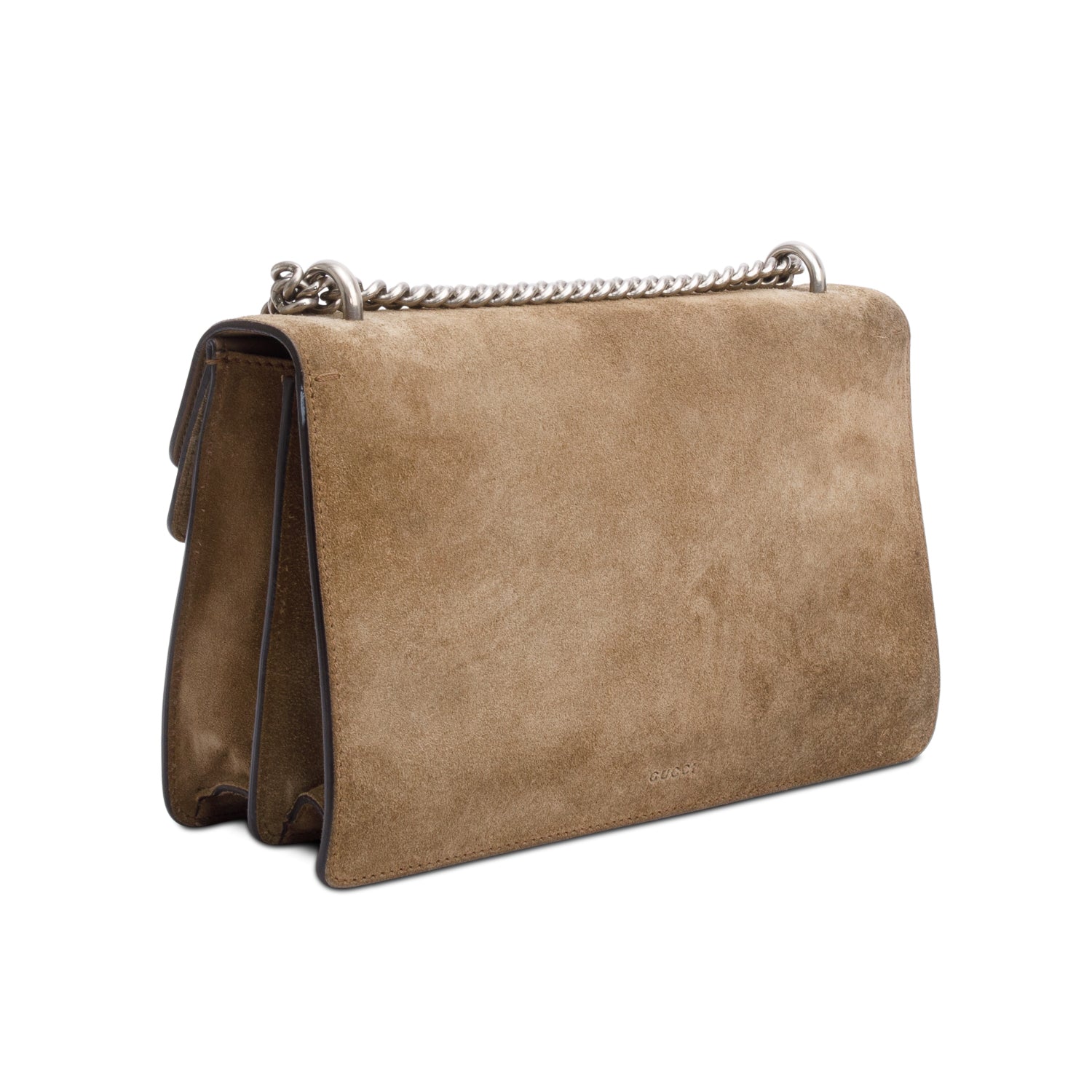 Gucci Beige Suede Small Dionysus Shoulder Bag