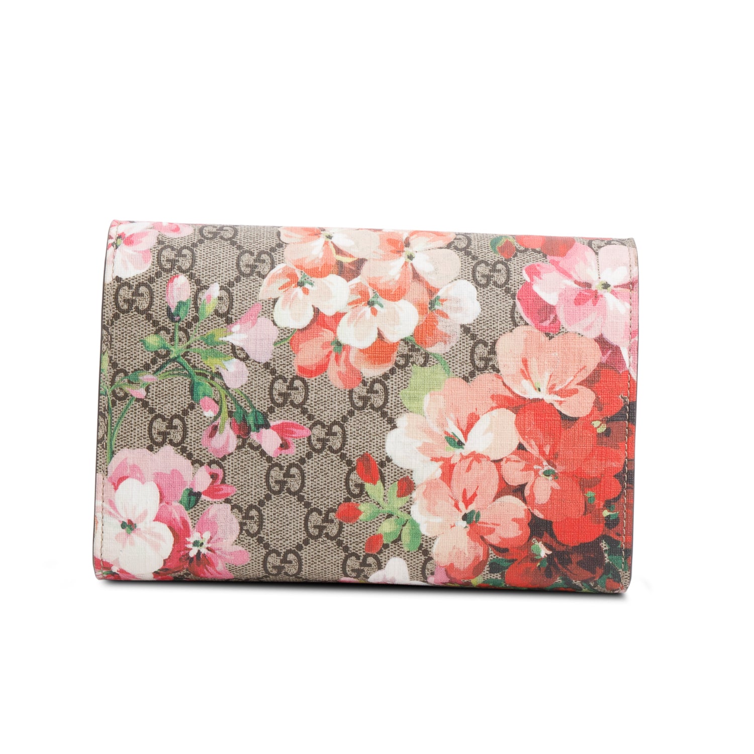 Gucci Dionysus GG Supreme Blooms Wallet on Chain
