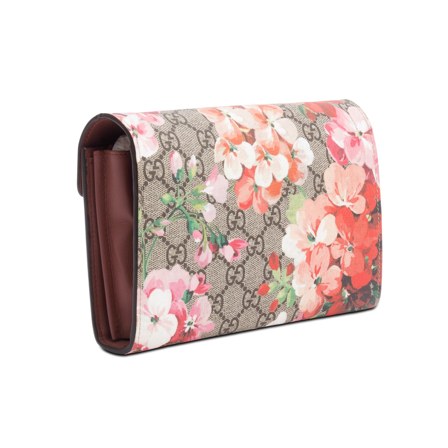 Gucci Dionysus GG Supreme Blooms Wallet on Chain