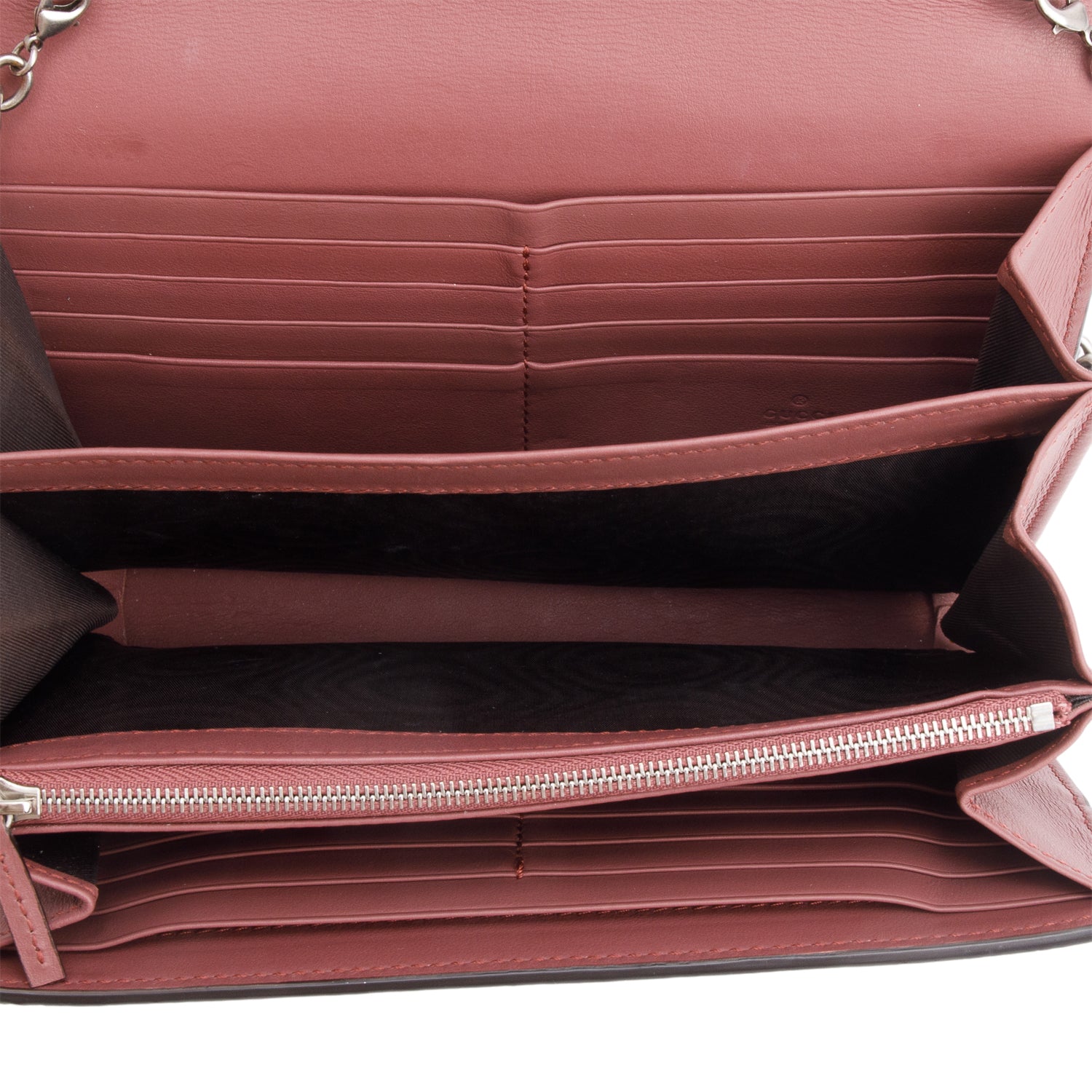 Gucci Dionysus GG Supreme Blooms Wallet on Chain