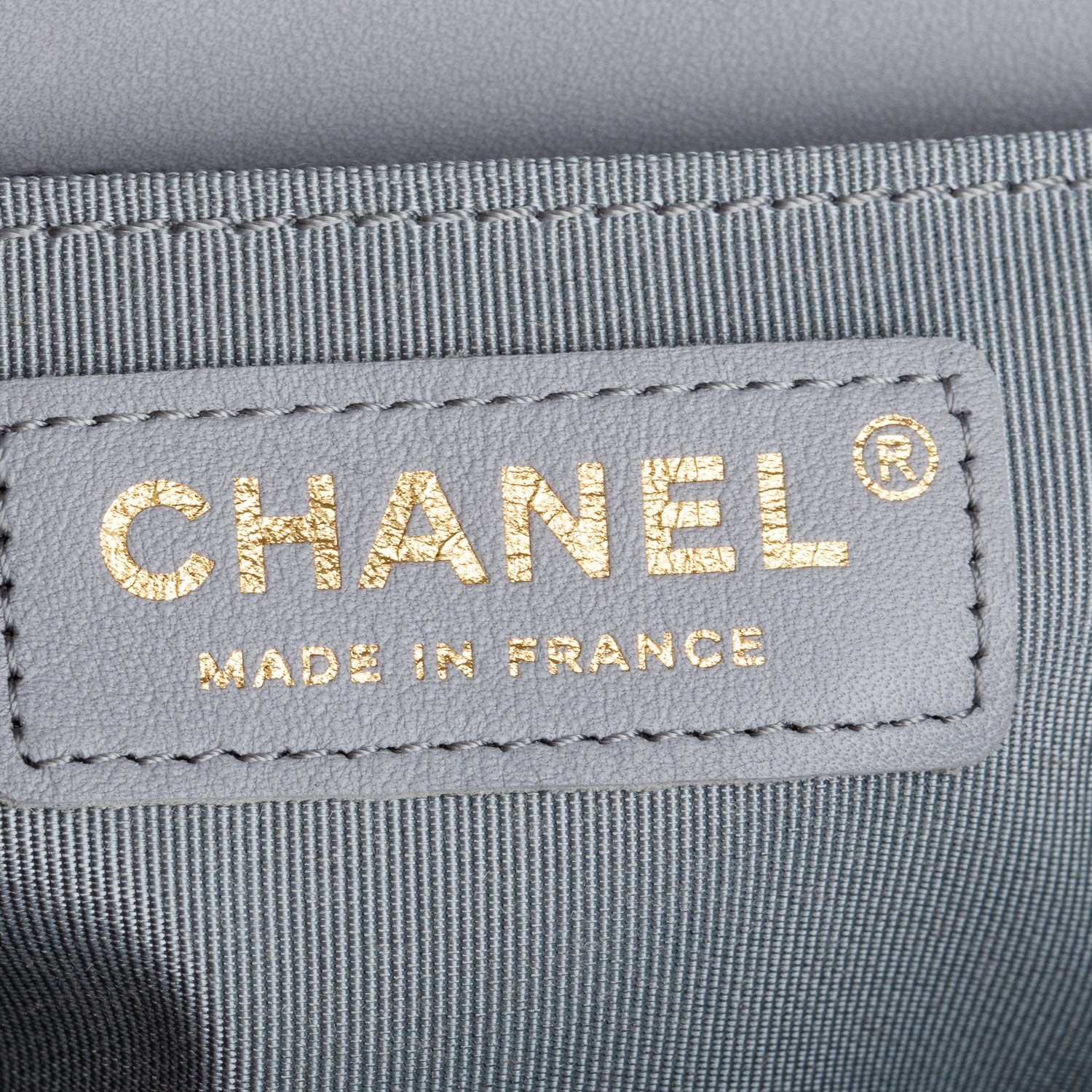 Chanel Grey Quilted Calfskin Leather Medium Boy Bag w/ Box & Authenticity Card