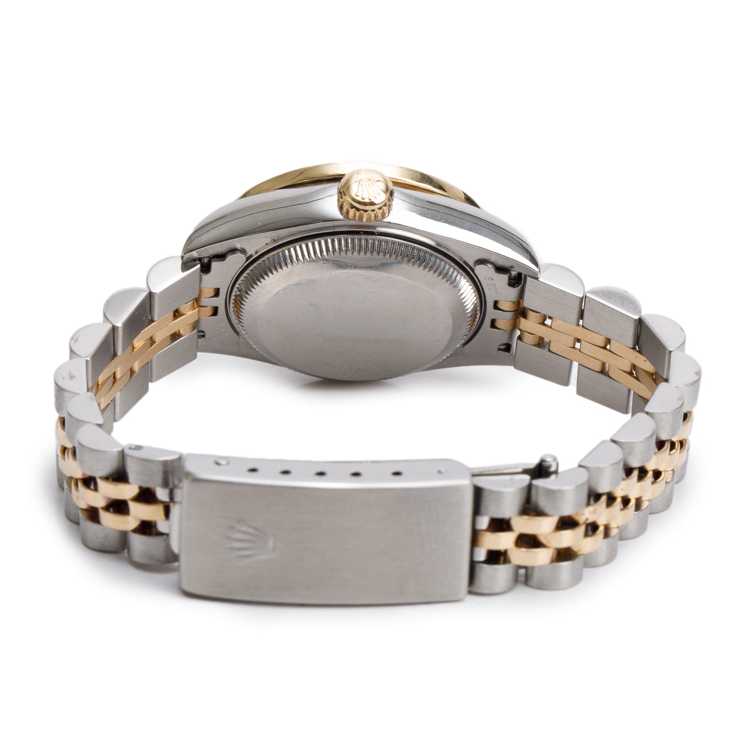 Rolex Stainless Steel & 18k Yellow Gold Diamond Bezel Datejust 26 MM Watch 69173 w/ Box & Papers