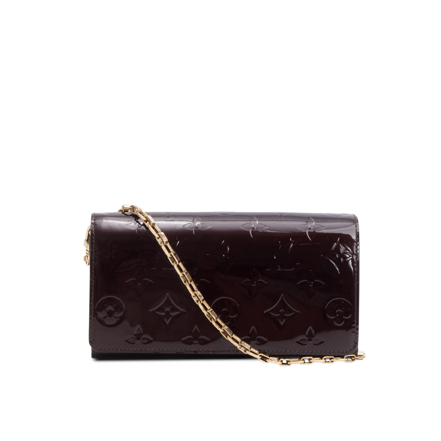 Louis Vuitton Amarante Vernis Chaine Wallet