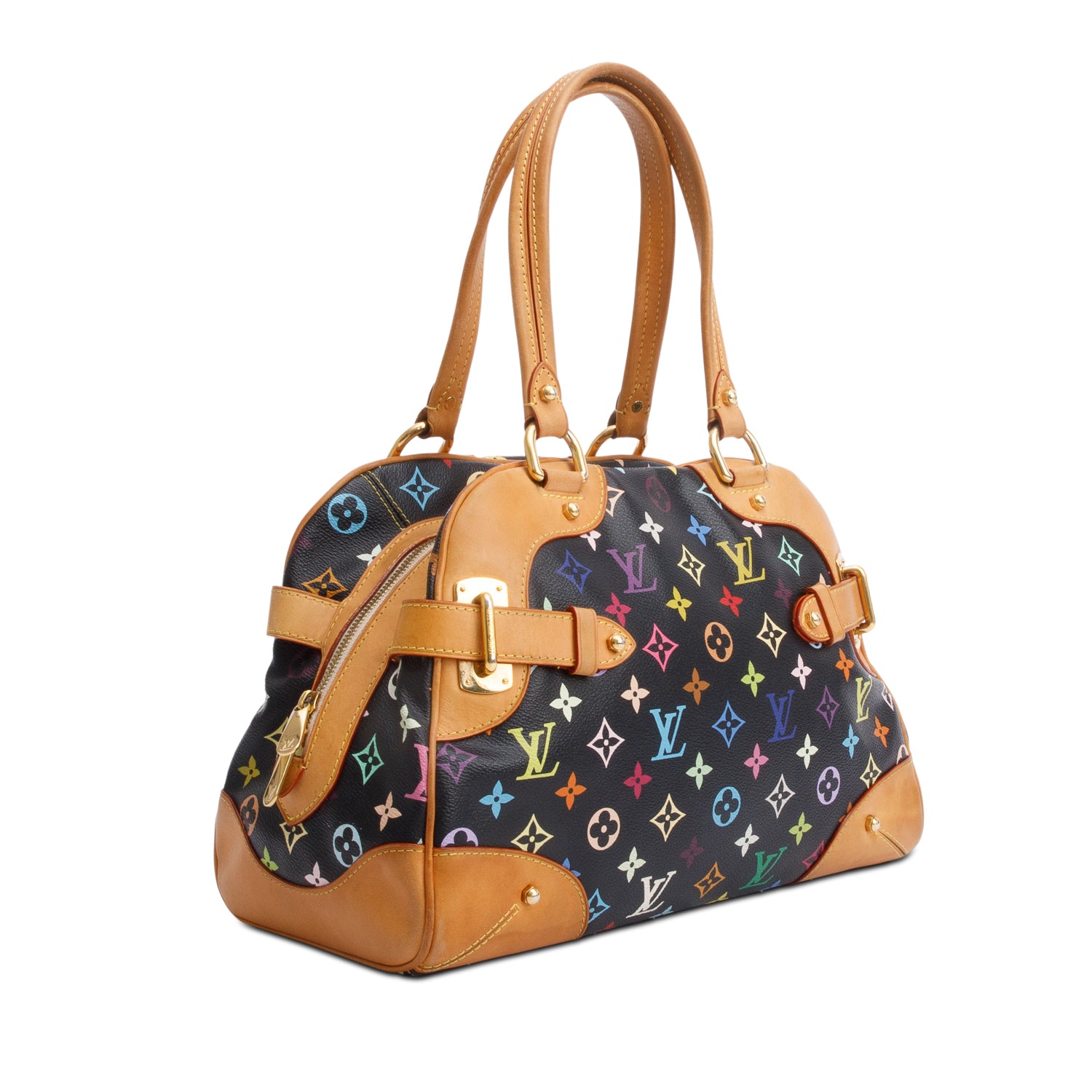 Louis Vuitton Black Multicolore Monogram Claudia