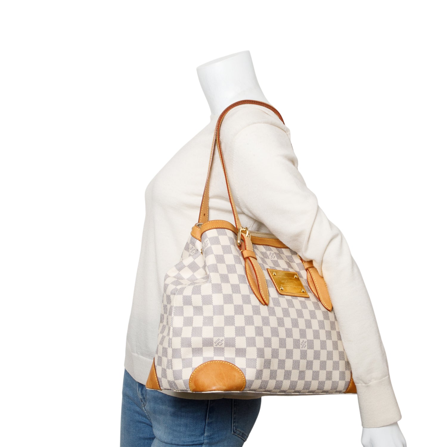 Louis Vuitton Damier Azur Hampstead MM