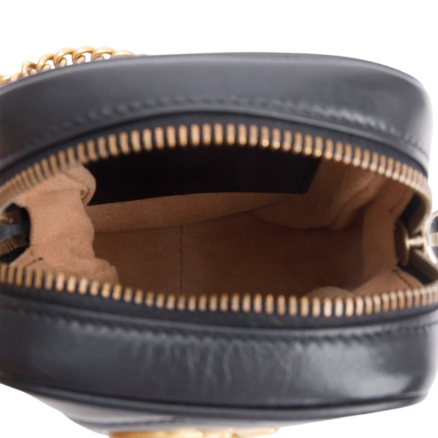 Gucci Black GG Marmont Matelasse Leather Mini Bag w/ Box