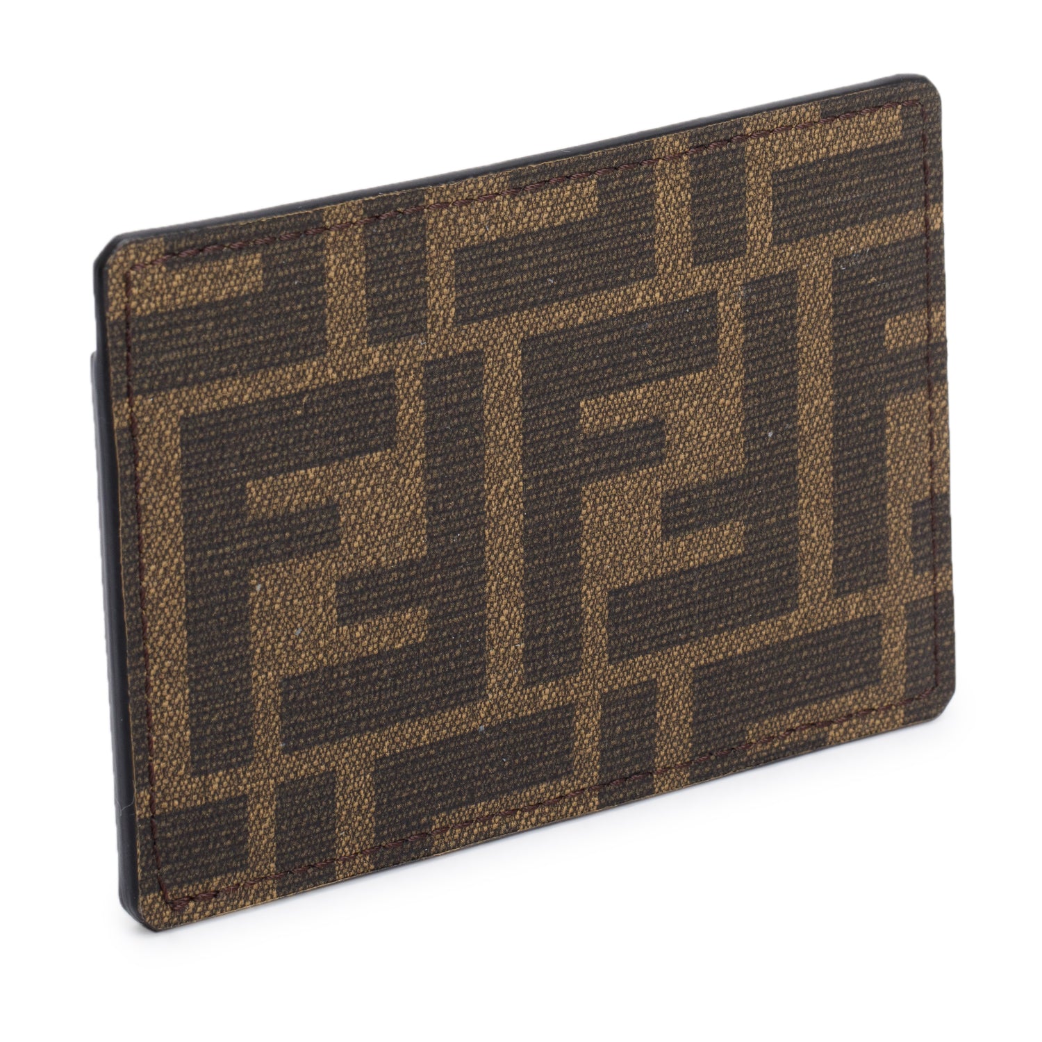 Fendi Zucca FF Logo Card Holder w/ Box