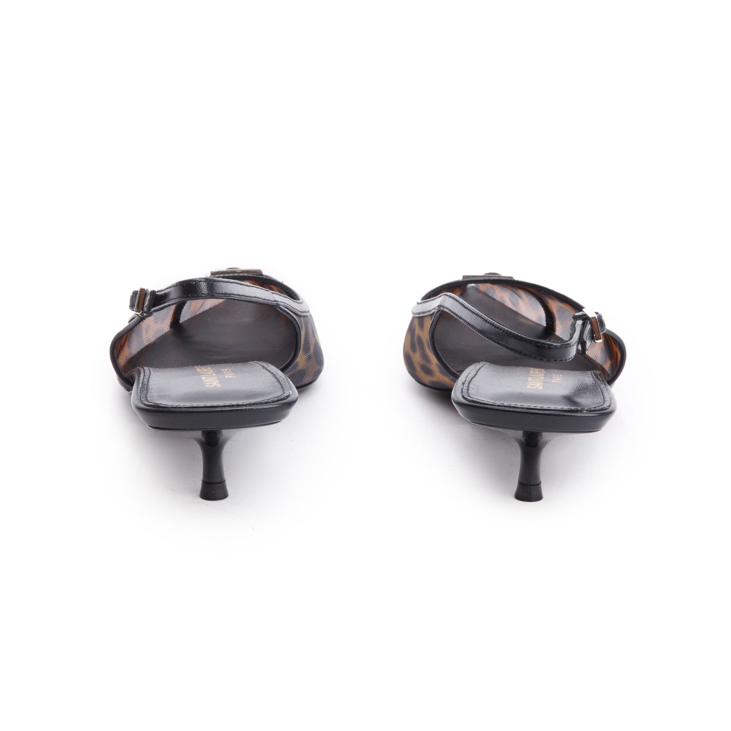 Saint Laurent Brown Animal Print Mesh Oxalis 30 Pumps, Size 37 w/ Box