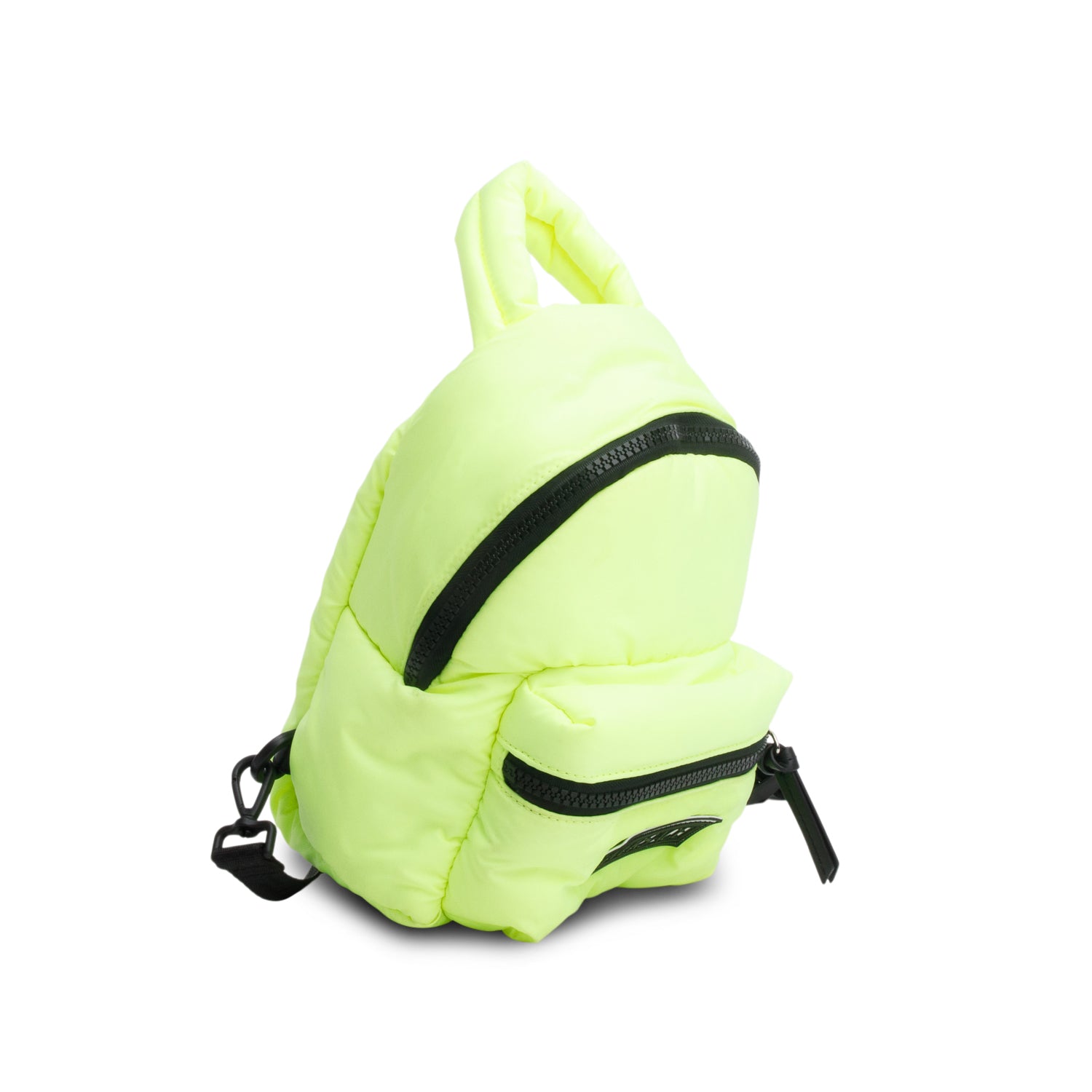 Versace Neon Green Padded Nylon Mini Sling Bag