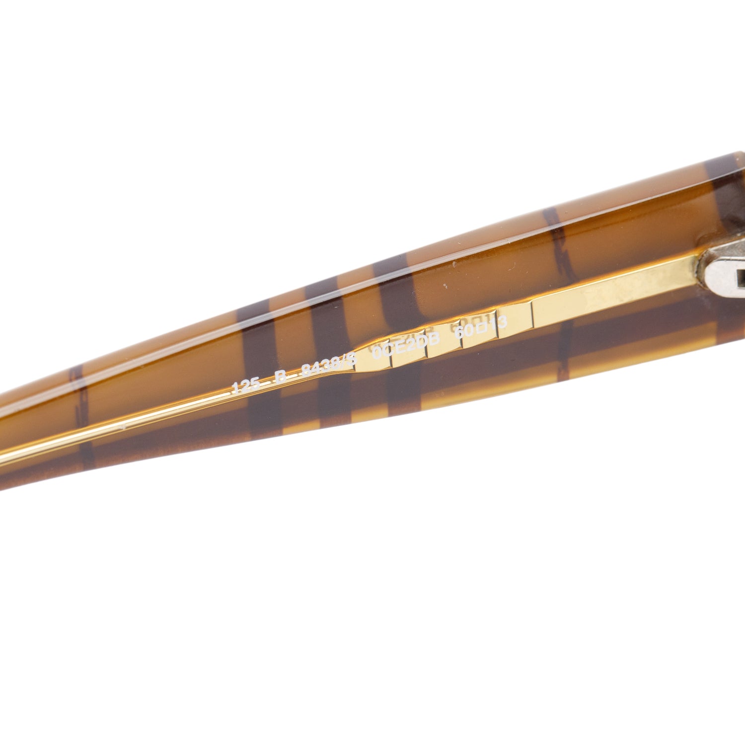 Burberry B438/S Black Acetate Rectangular Sunglasses w/ Case