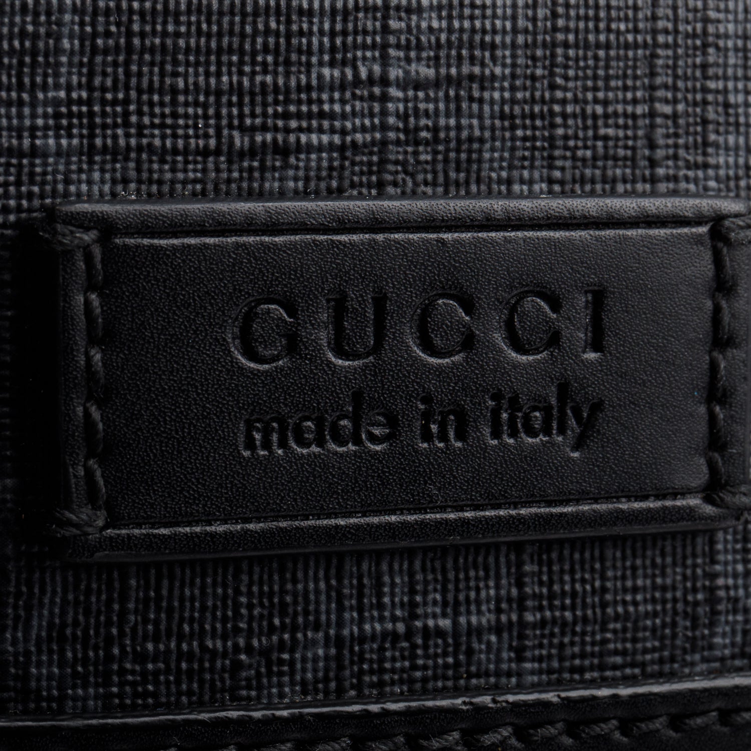 Gucci Black GG Supreme Small Messenger Bag w/ Box