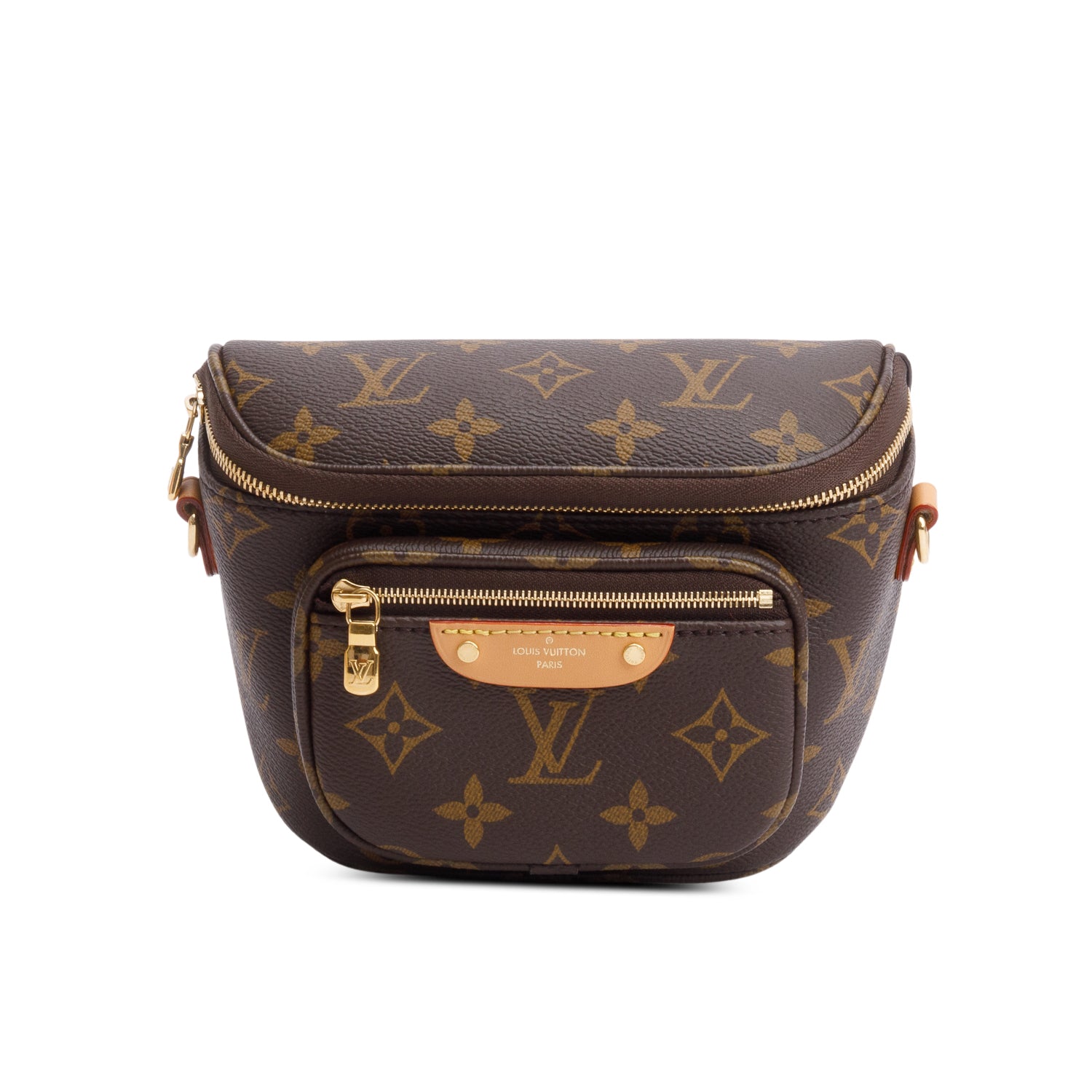 Louis Vuitton Monogram Mini Bumbag w/ Straps & Box