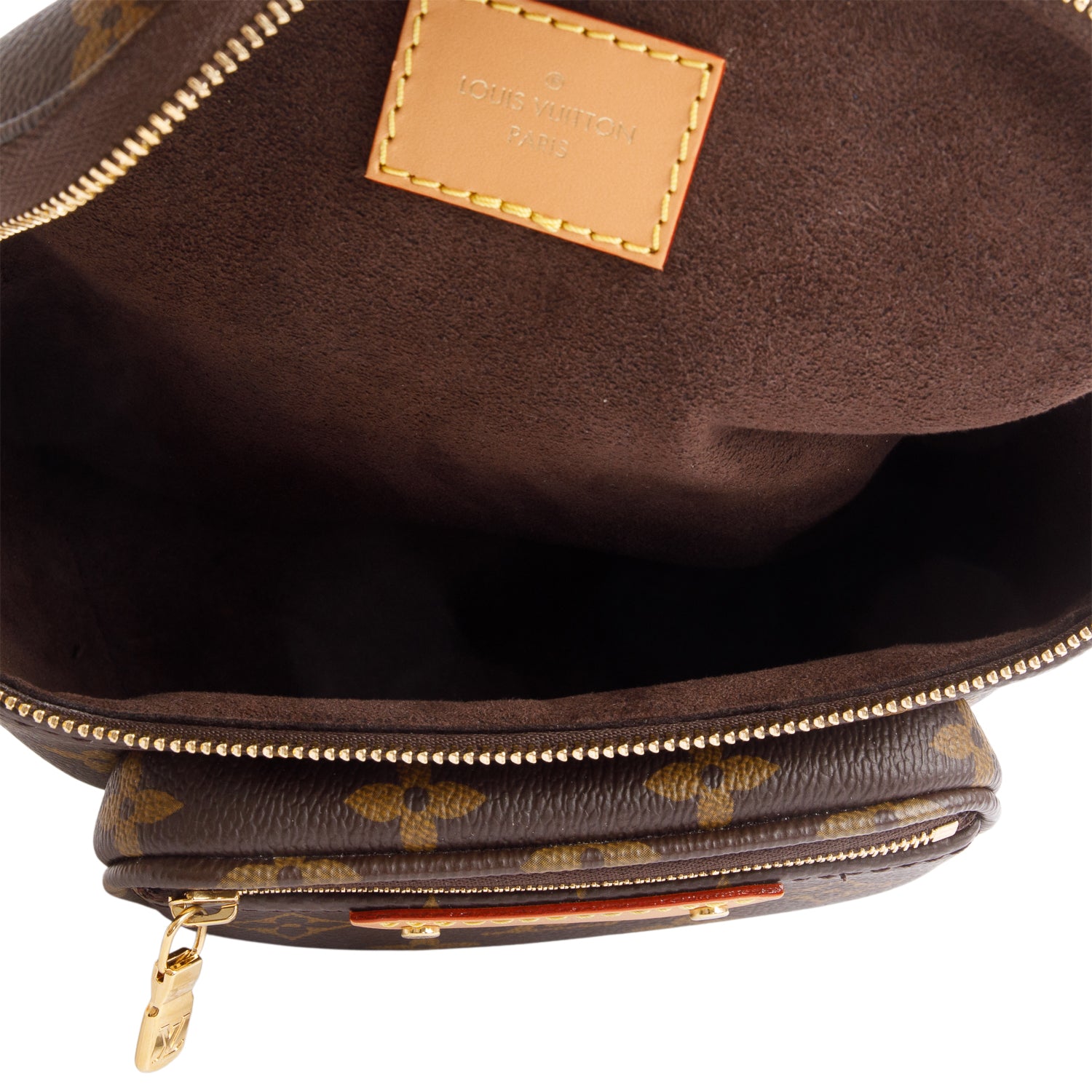 Louis Vuitton Monogram Mini Bumbag w/ Straps & Box