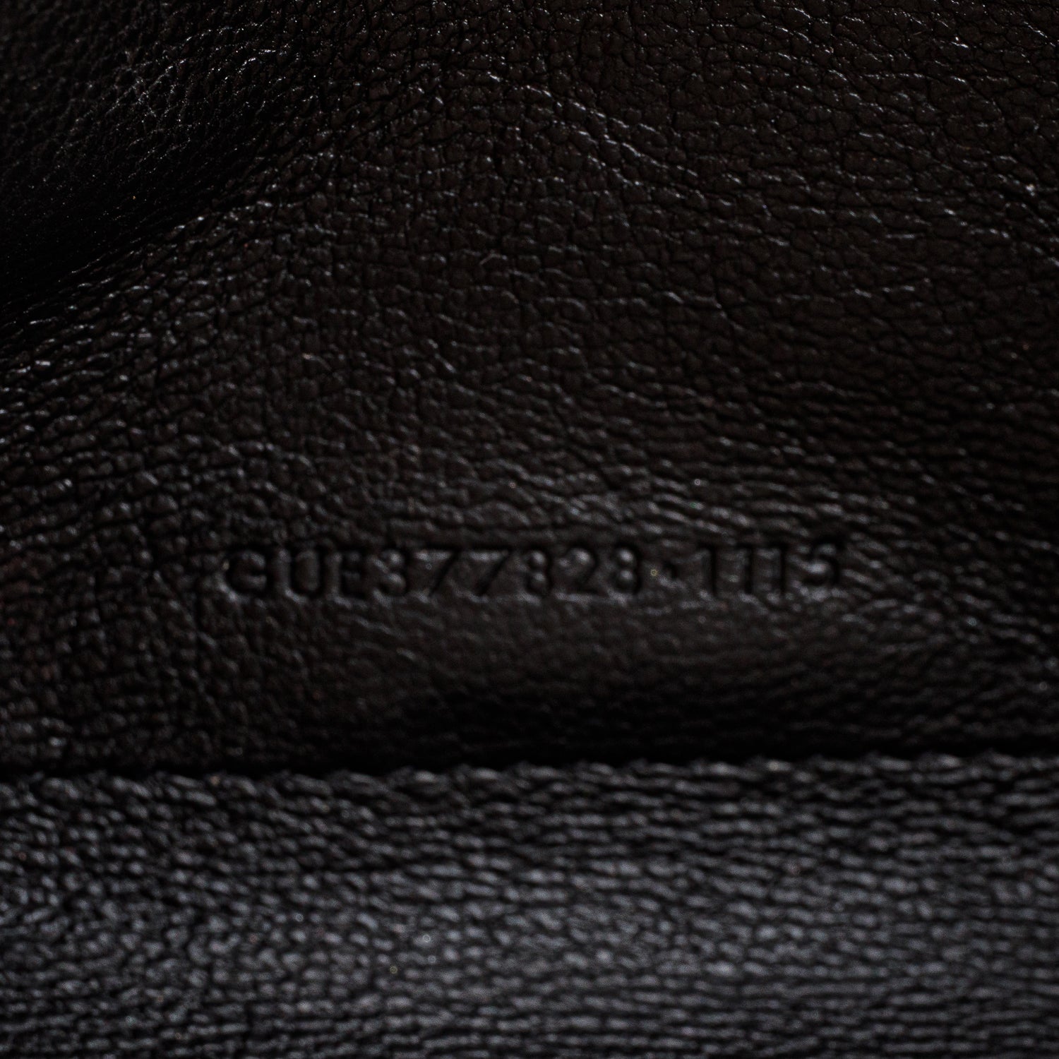 Saint Laurent Neutral Grain De Poudre Leather Cassandre Envelope Chain Wallet