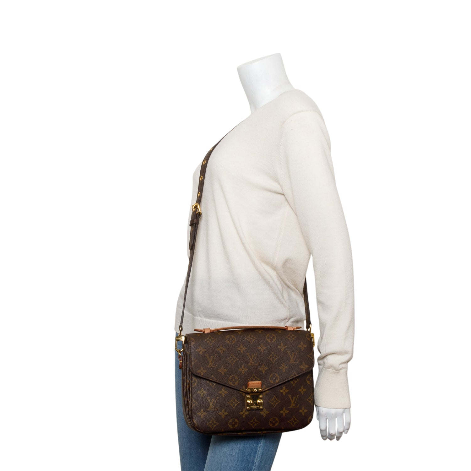 Louis Vuitton Monogram Pochette Metis w/ Strap