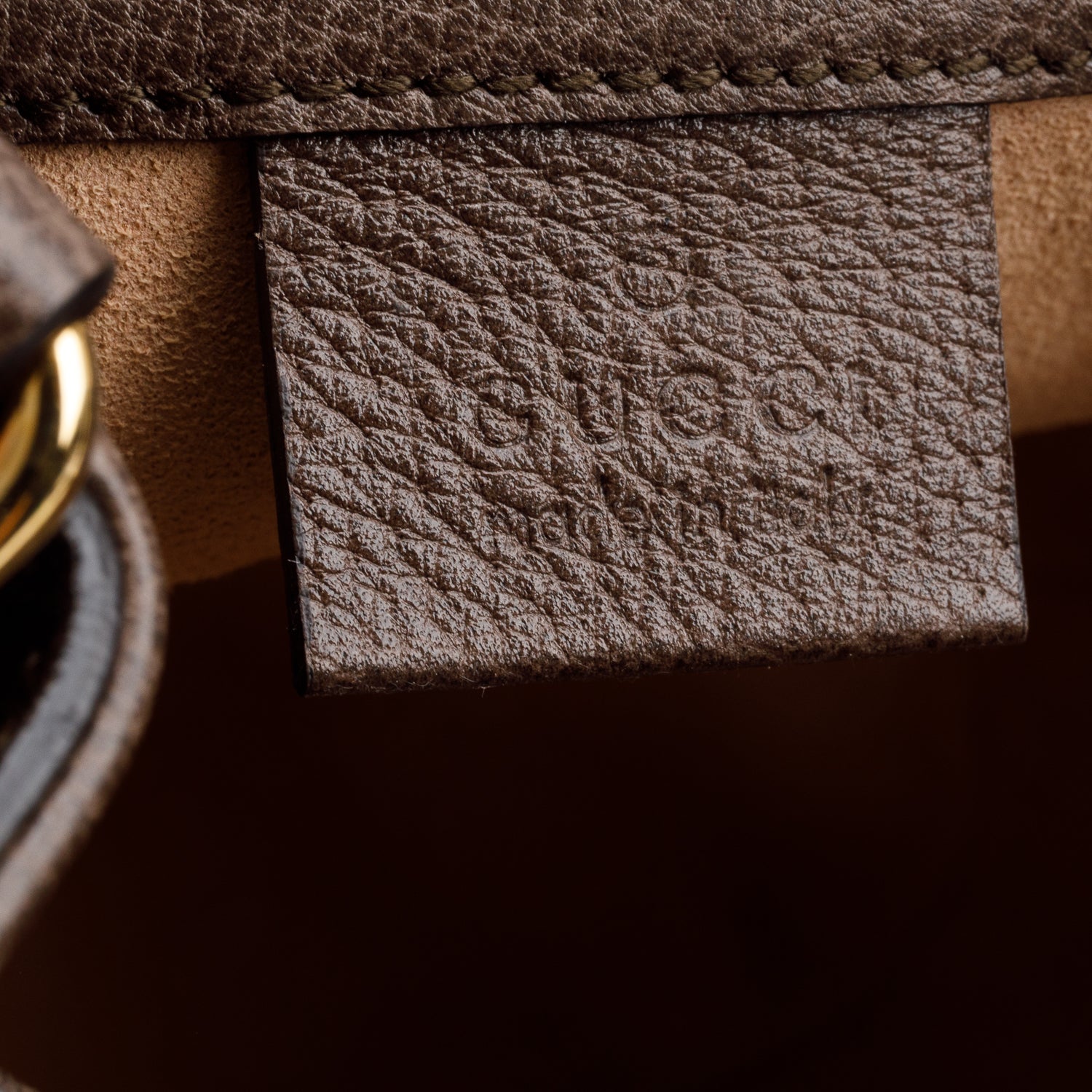 Gucci GG Supreme Web Ophidia Mini Bucket Bag