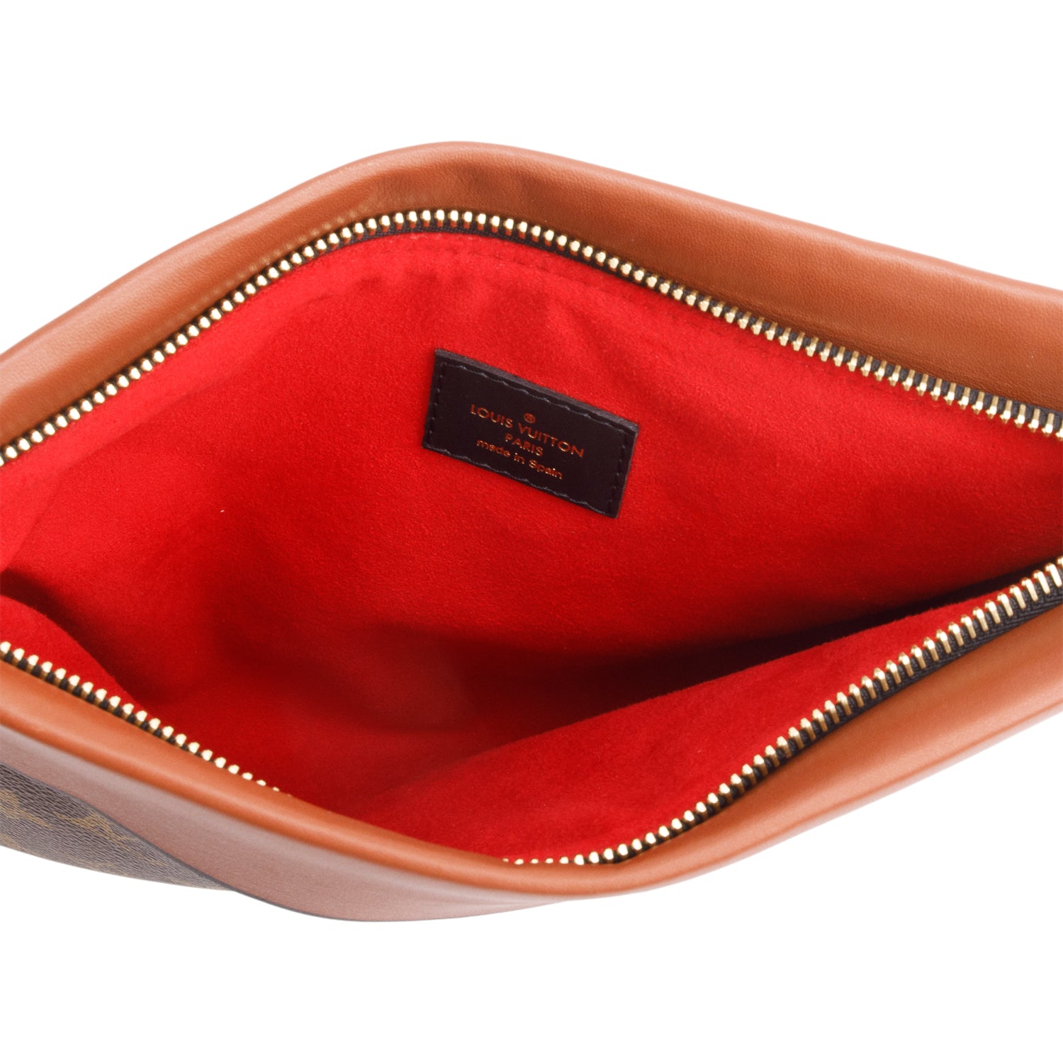Louis Vuitton Caramel Leather Monogram Tuileries Pochette